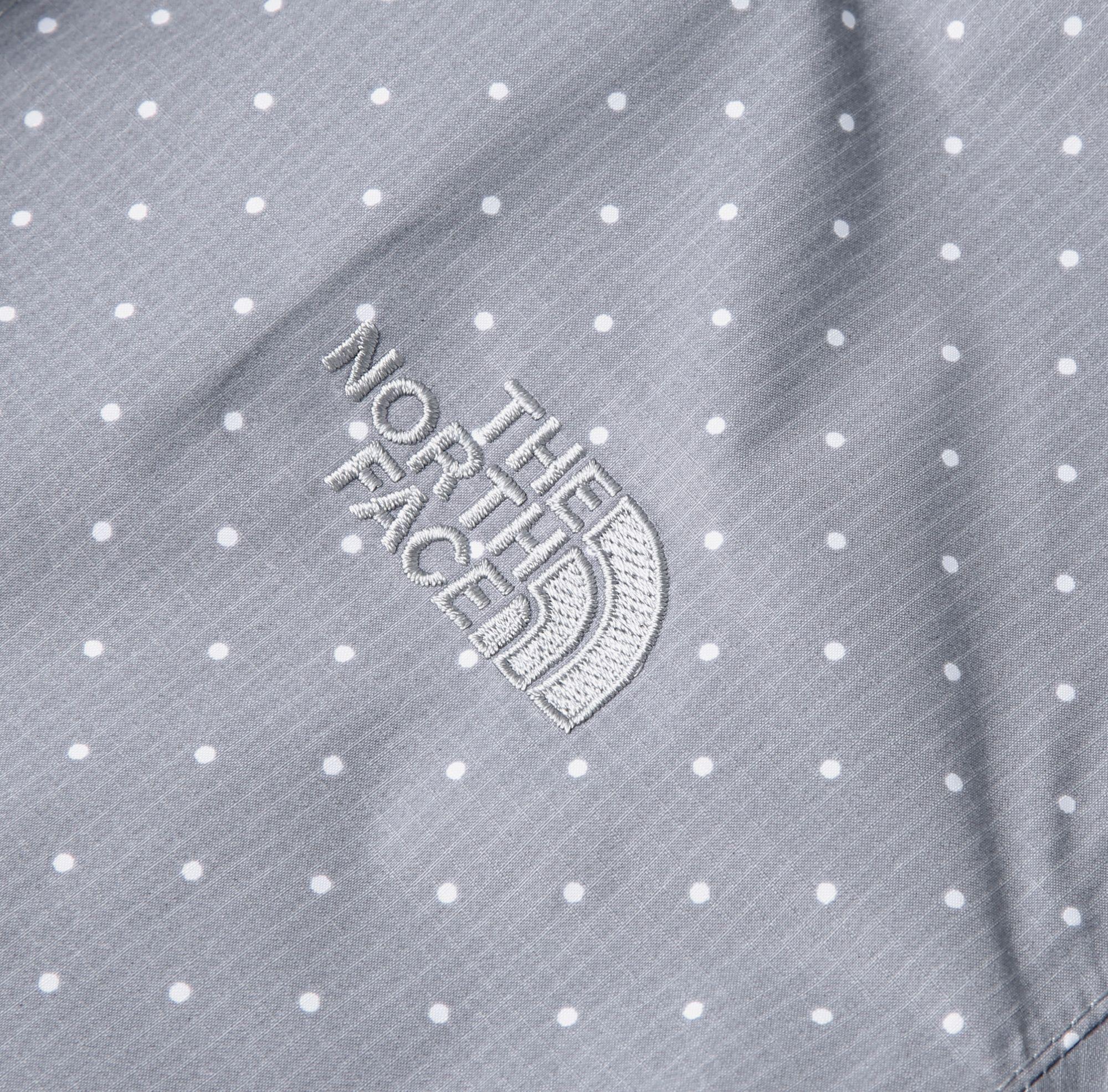 north face polka dot rain jacket