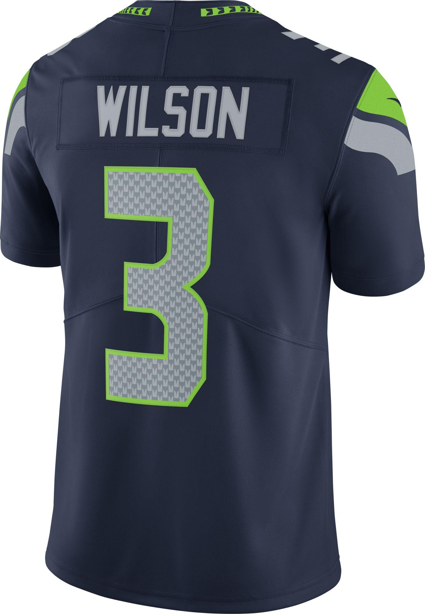 Nike Satin 100th Home Limited Jersey Seattle Seahawks