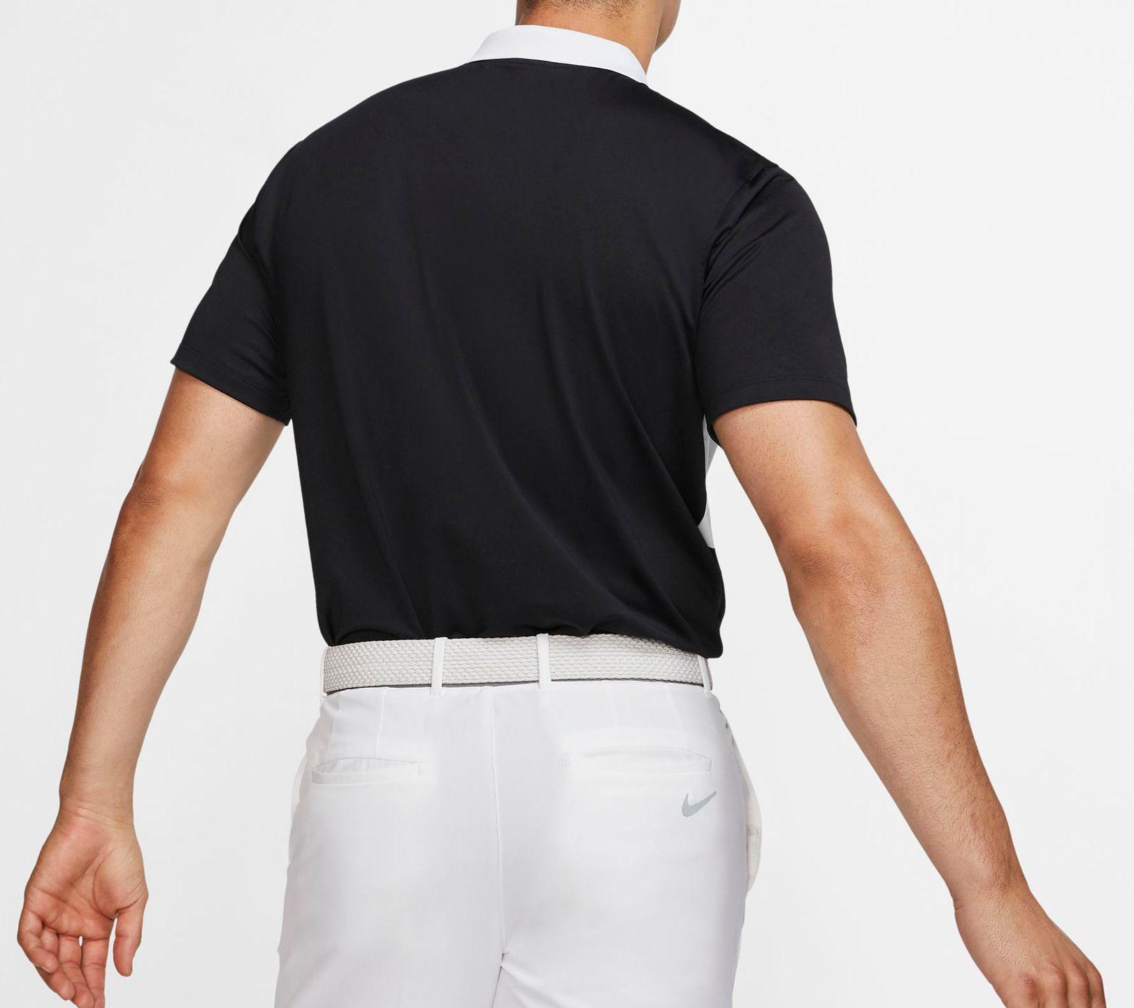nike men's vapor color block golf polo