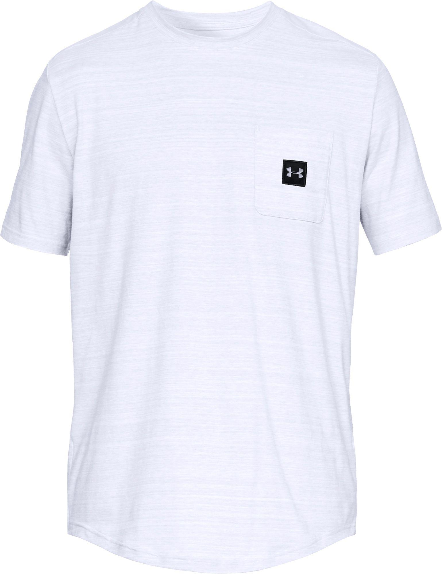 Under Armour Cotton Men's Ua Sportstyle Pocket T-shirt in White/Black  (White) for Men - Lyst