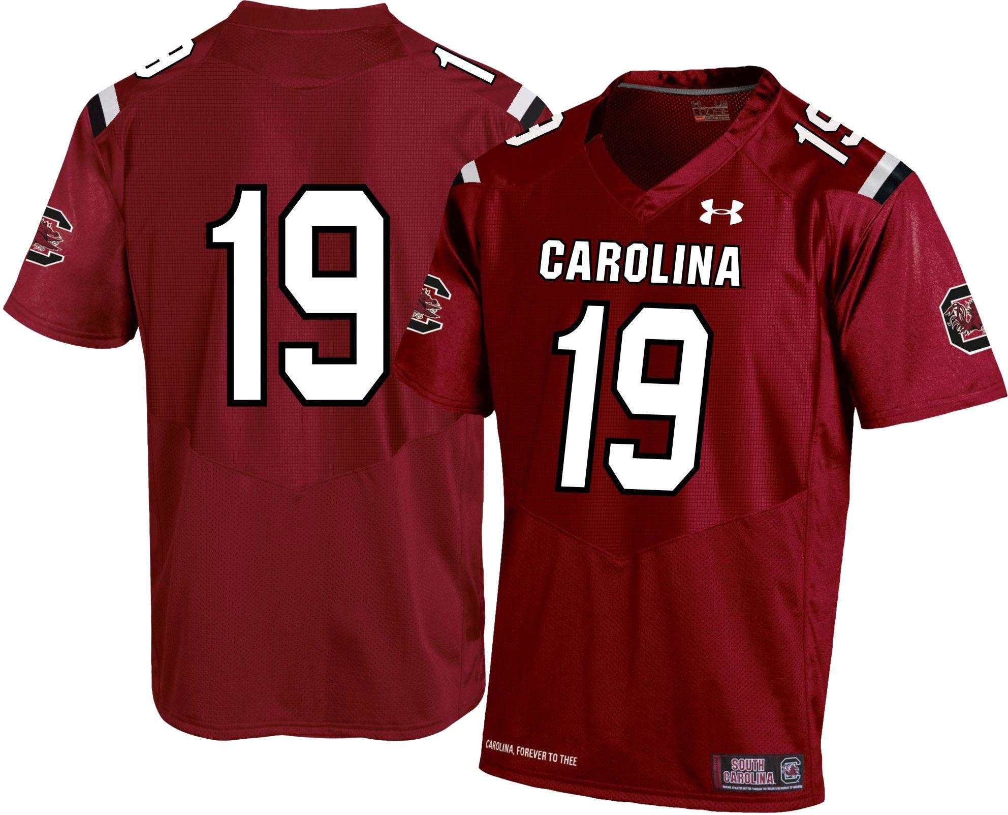 Under Armour South Carolina Gamecocks 19 Garnet Replica Football Jersey In Red For Men Lyst 