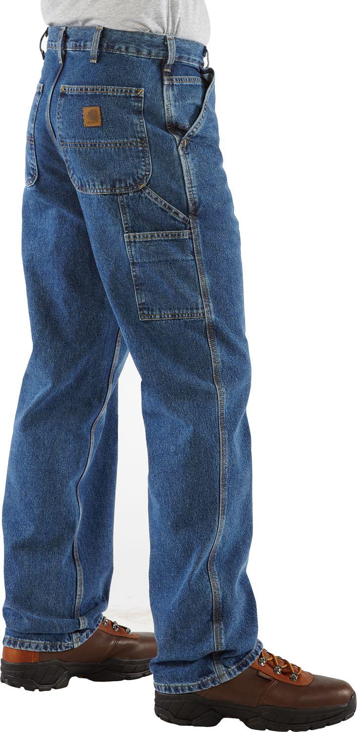 Carhartt Washed Denim Work Dungarees in Blue for Men - Lyst
