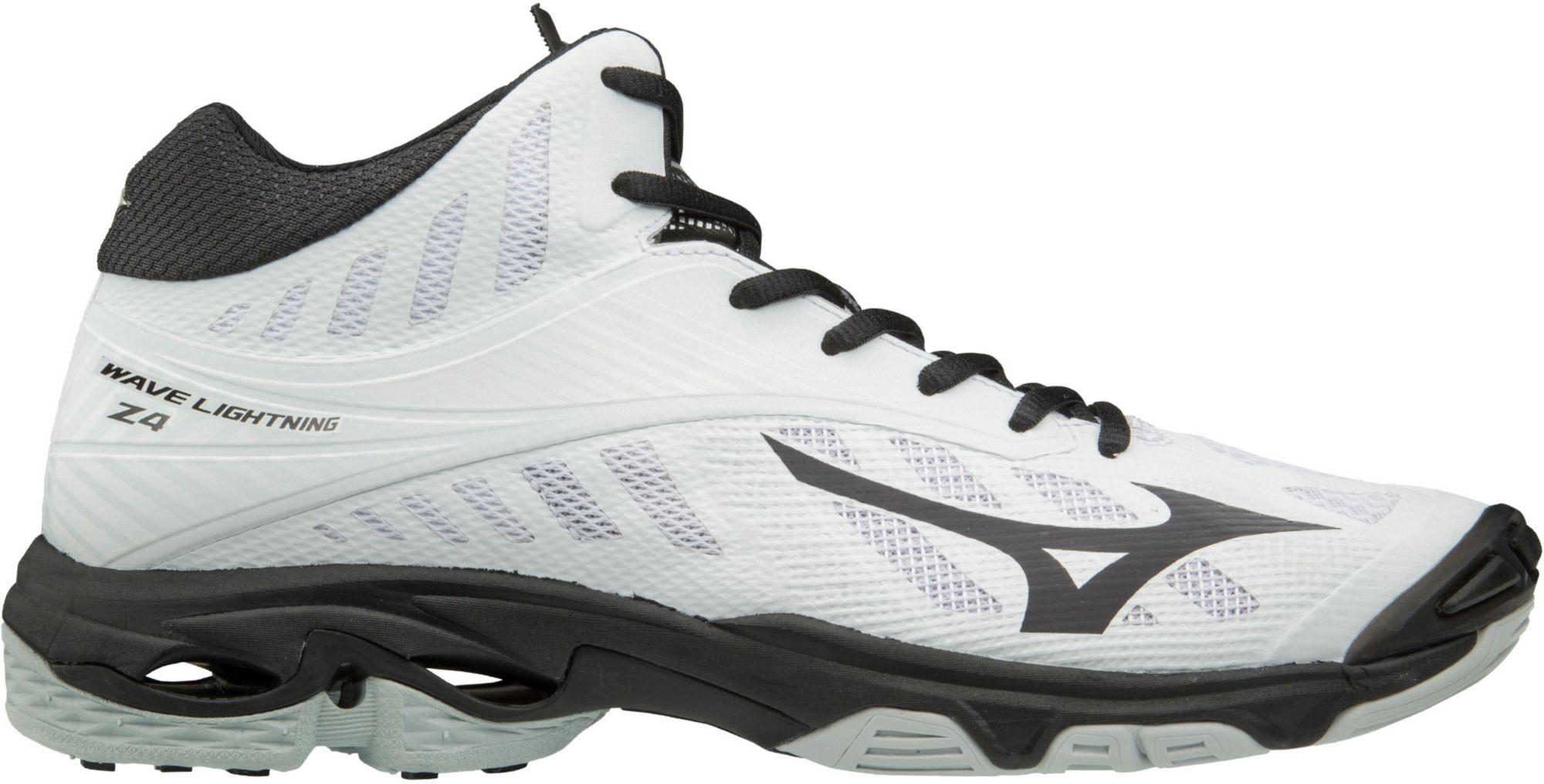 black and white mizuno volleyball shoes