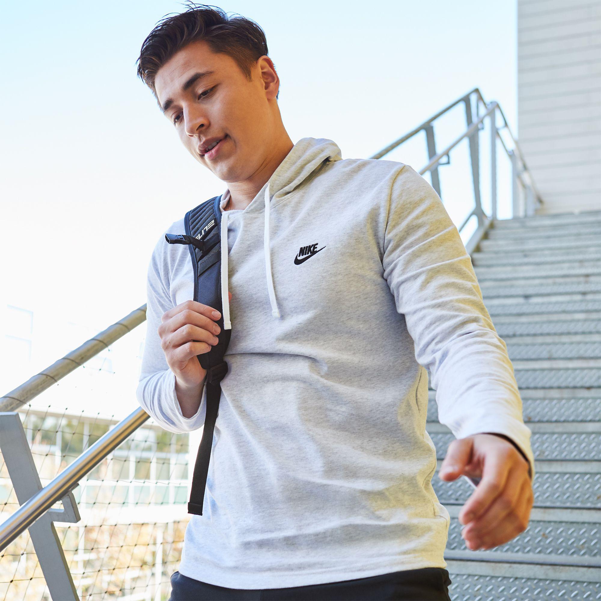 nike men's jersey lightweight pullover hoodie