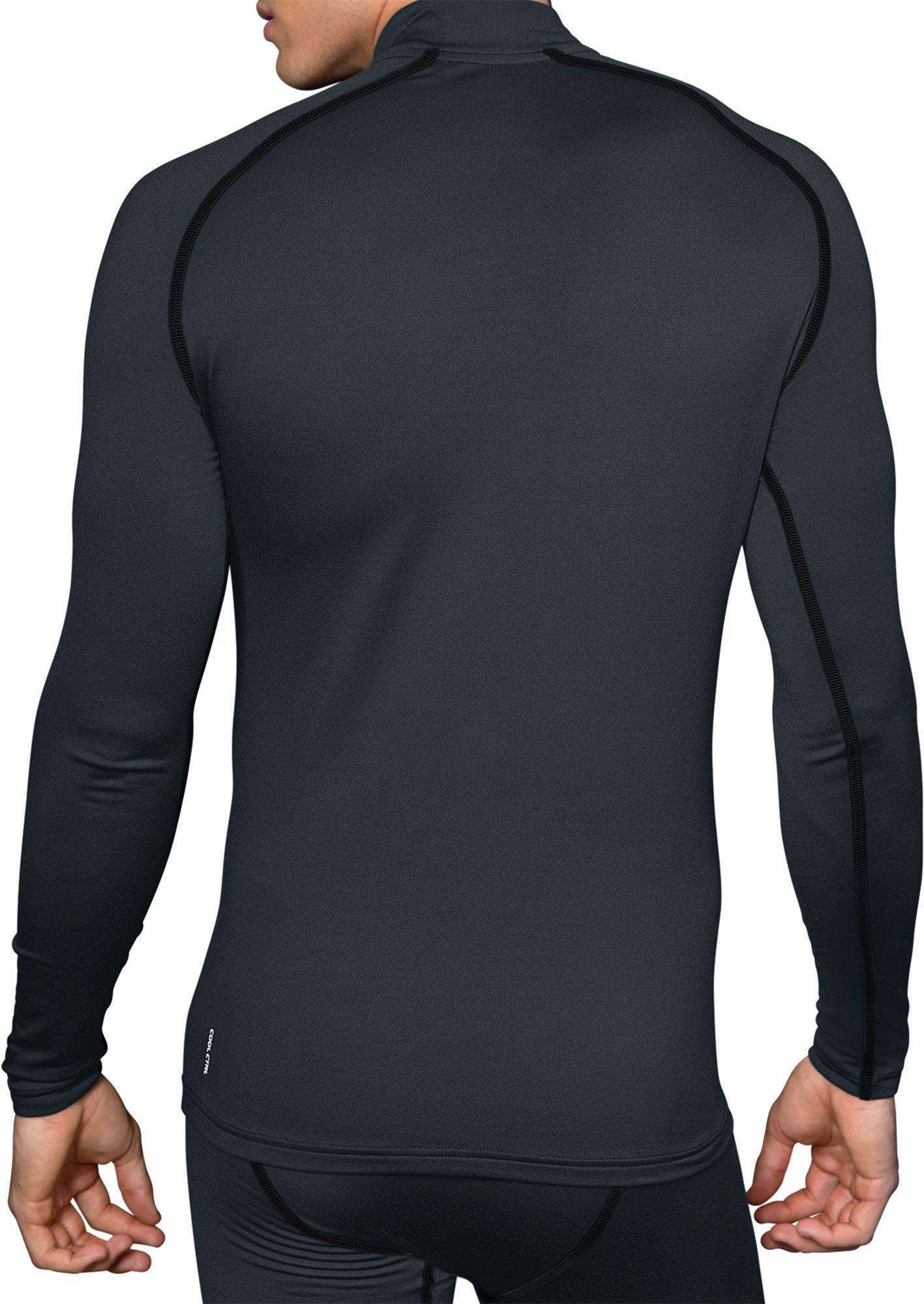 champion men's gear cold weather compression crewneck long sleeve shirt