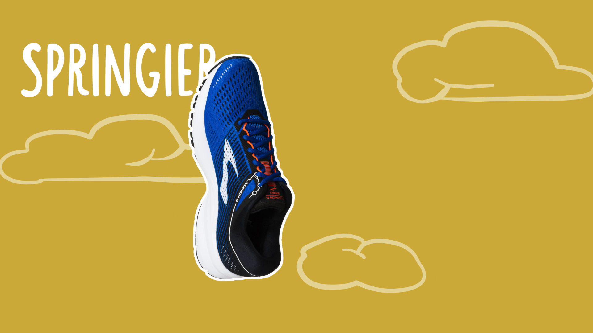 brooks launch 5 pink blue yellow