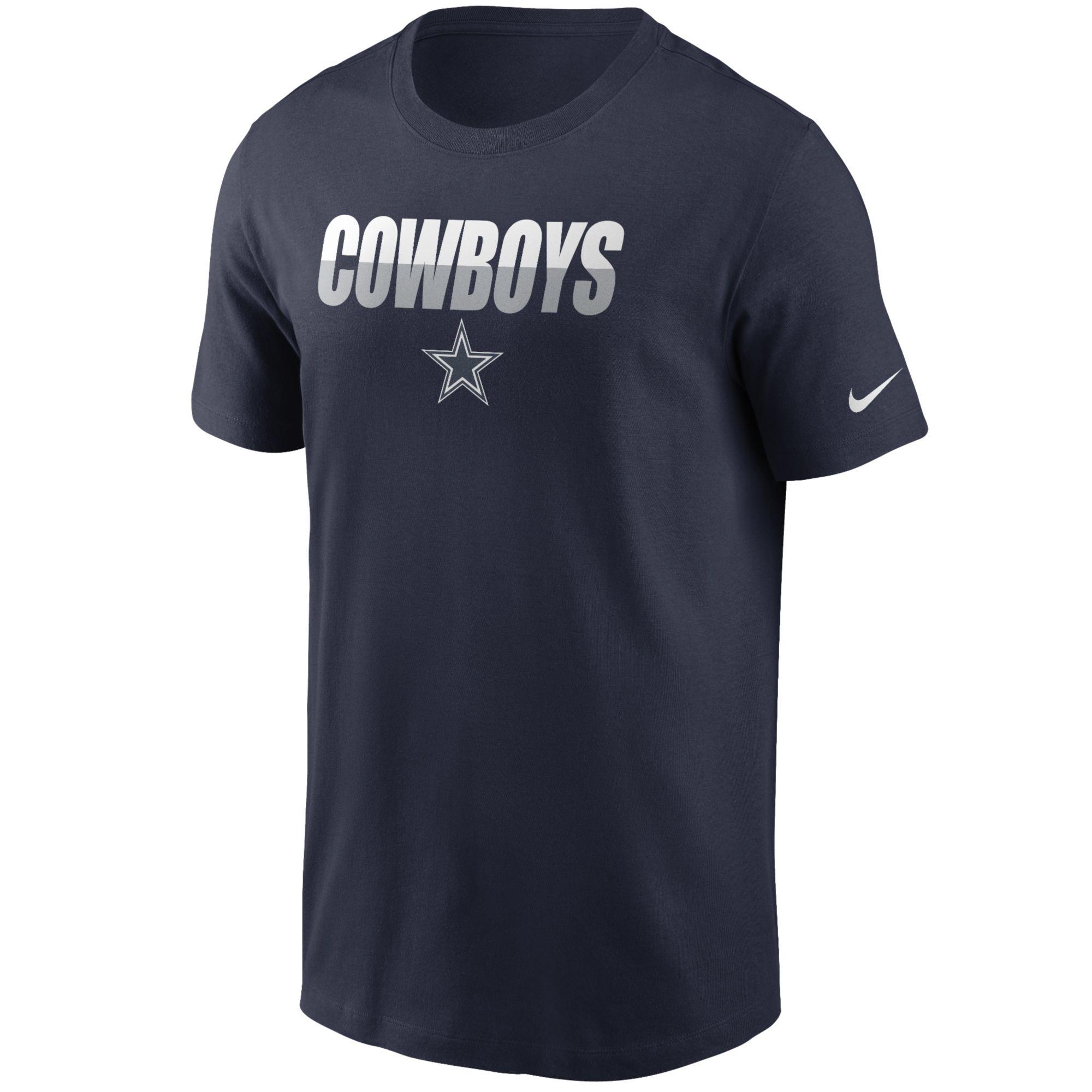 Nike Dallas Cowboys Split Name T-shirt in Blue for Men - Lyst