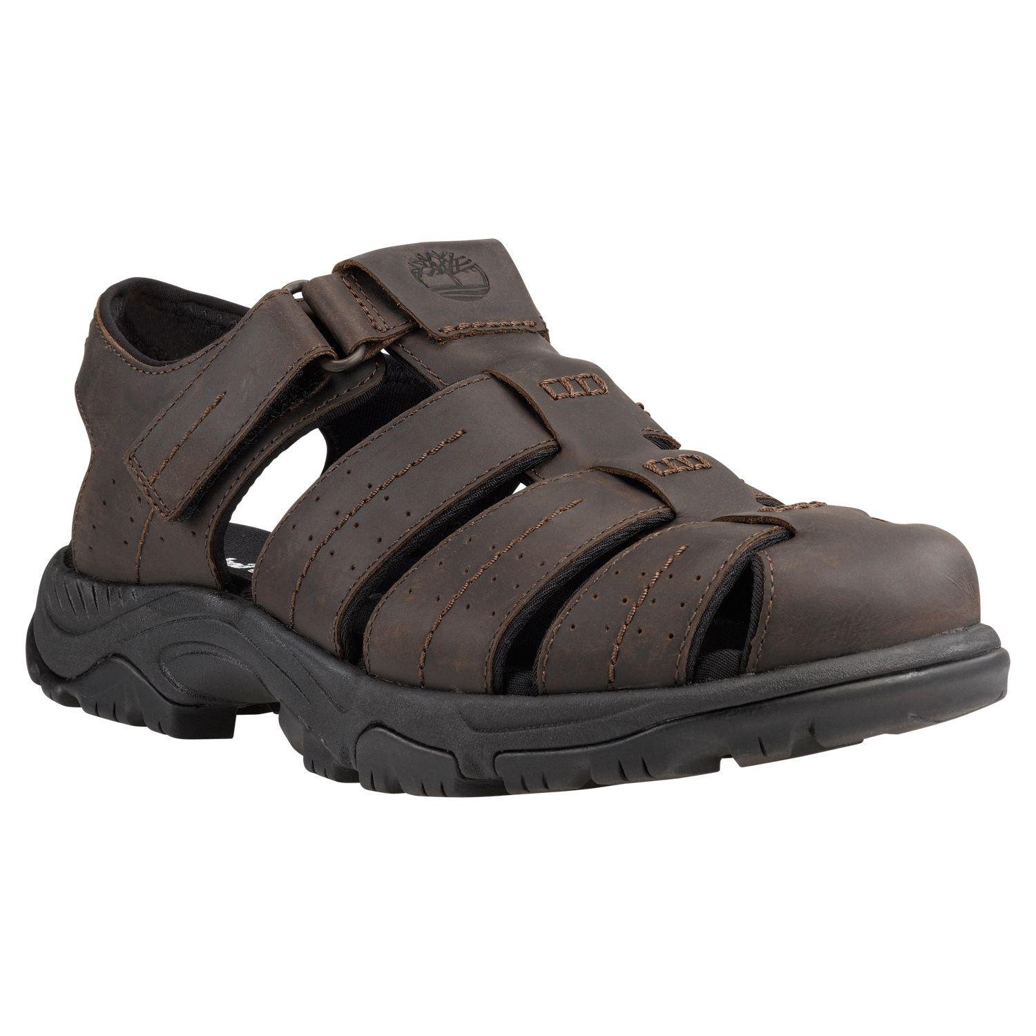 leather sandals timberland