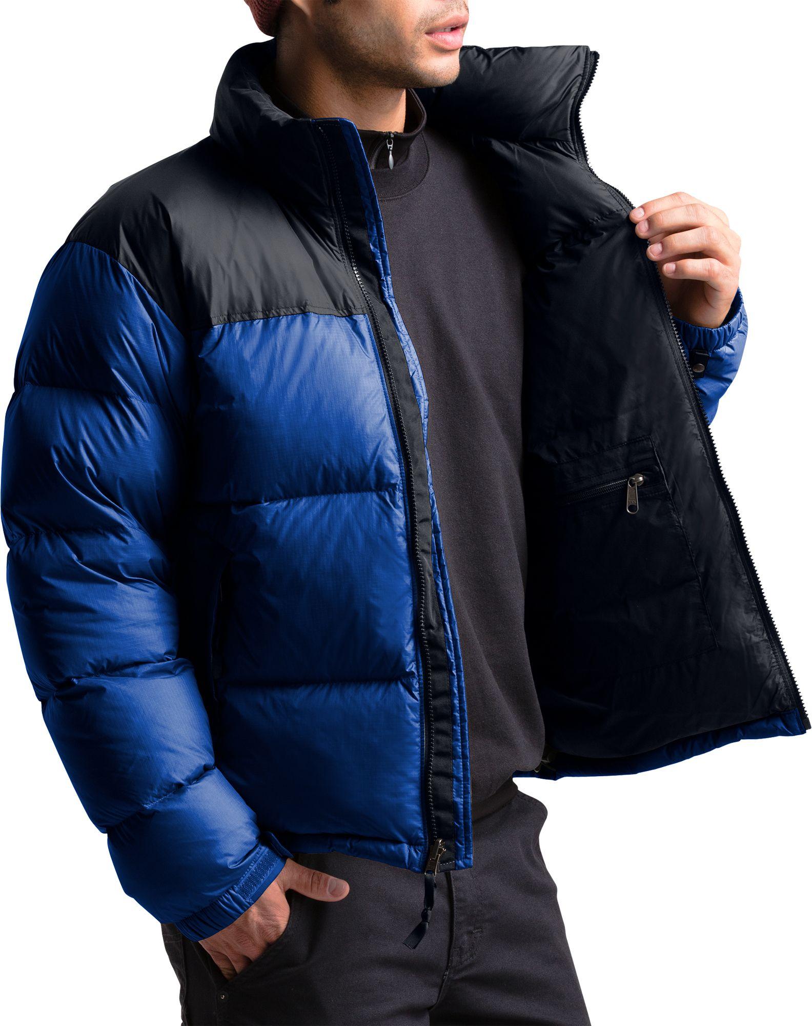 north face nuptse 1996 blue mens