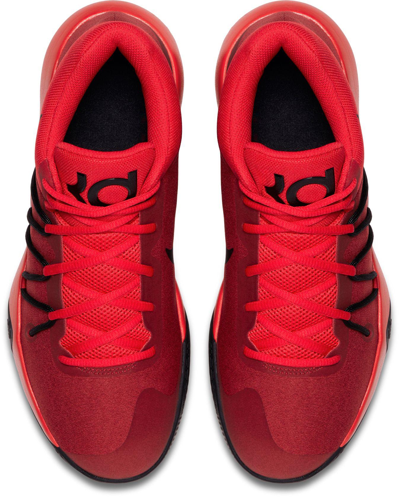 kd basketball shoes red