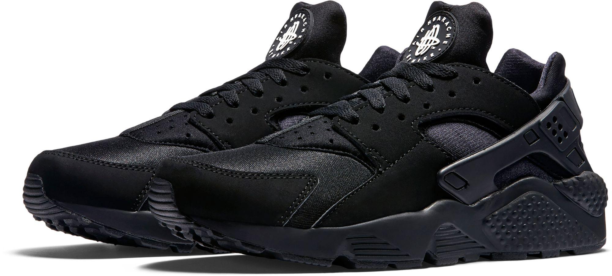 all black huarache shoes