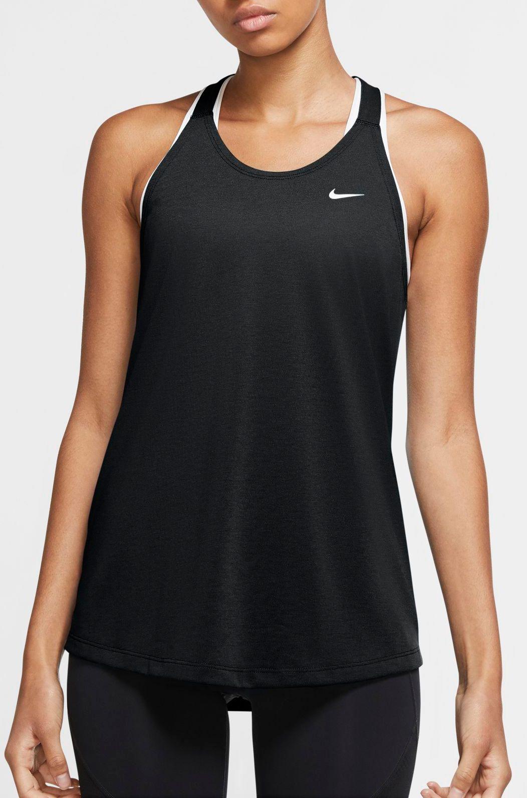Nike Drifit Elastika Training Tank Top in Black Lyst