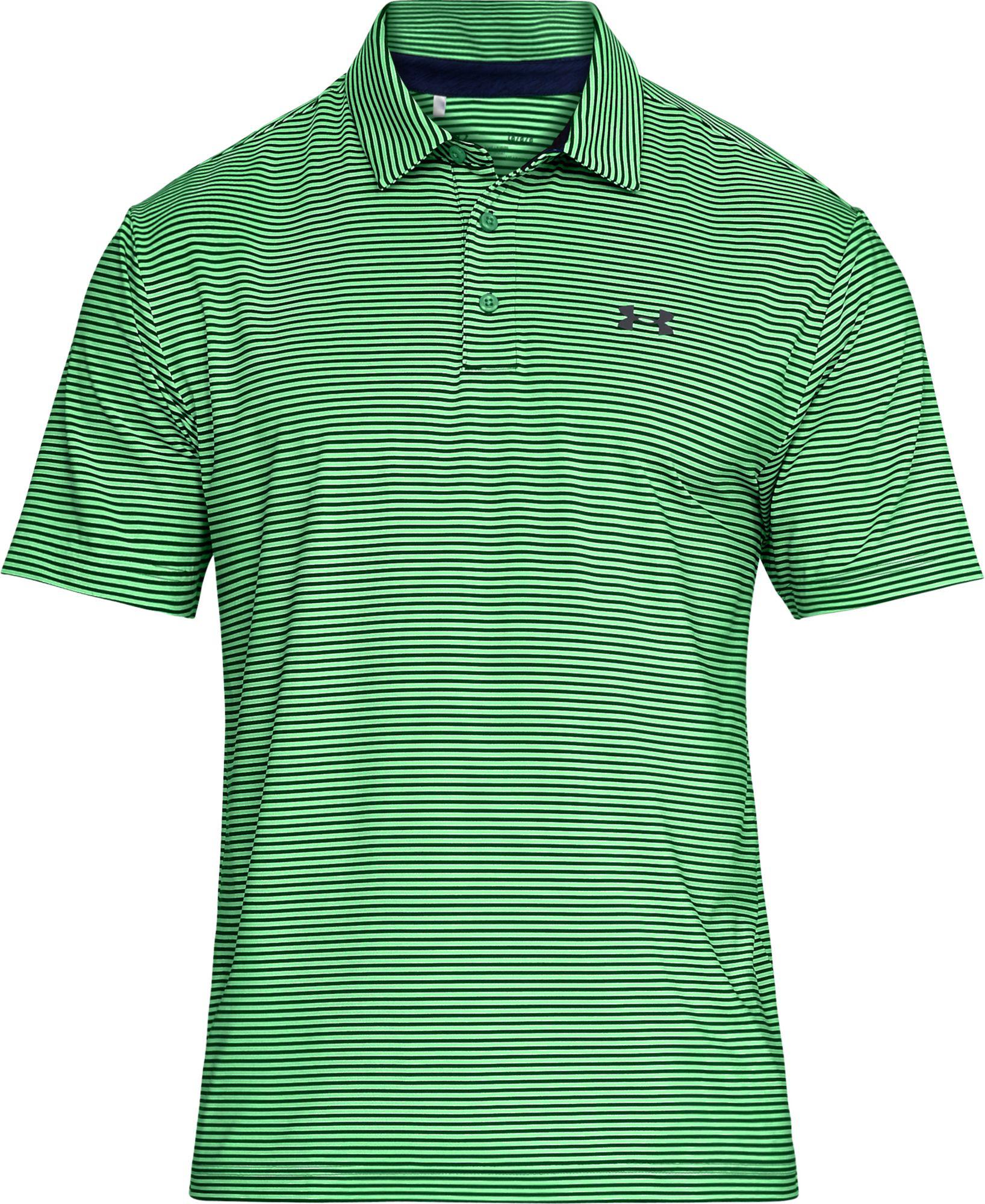 under armour men's playoff core stripe golf polo