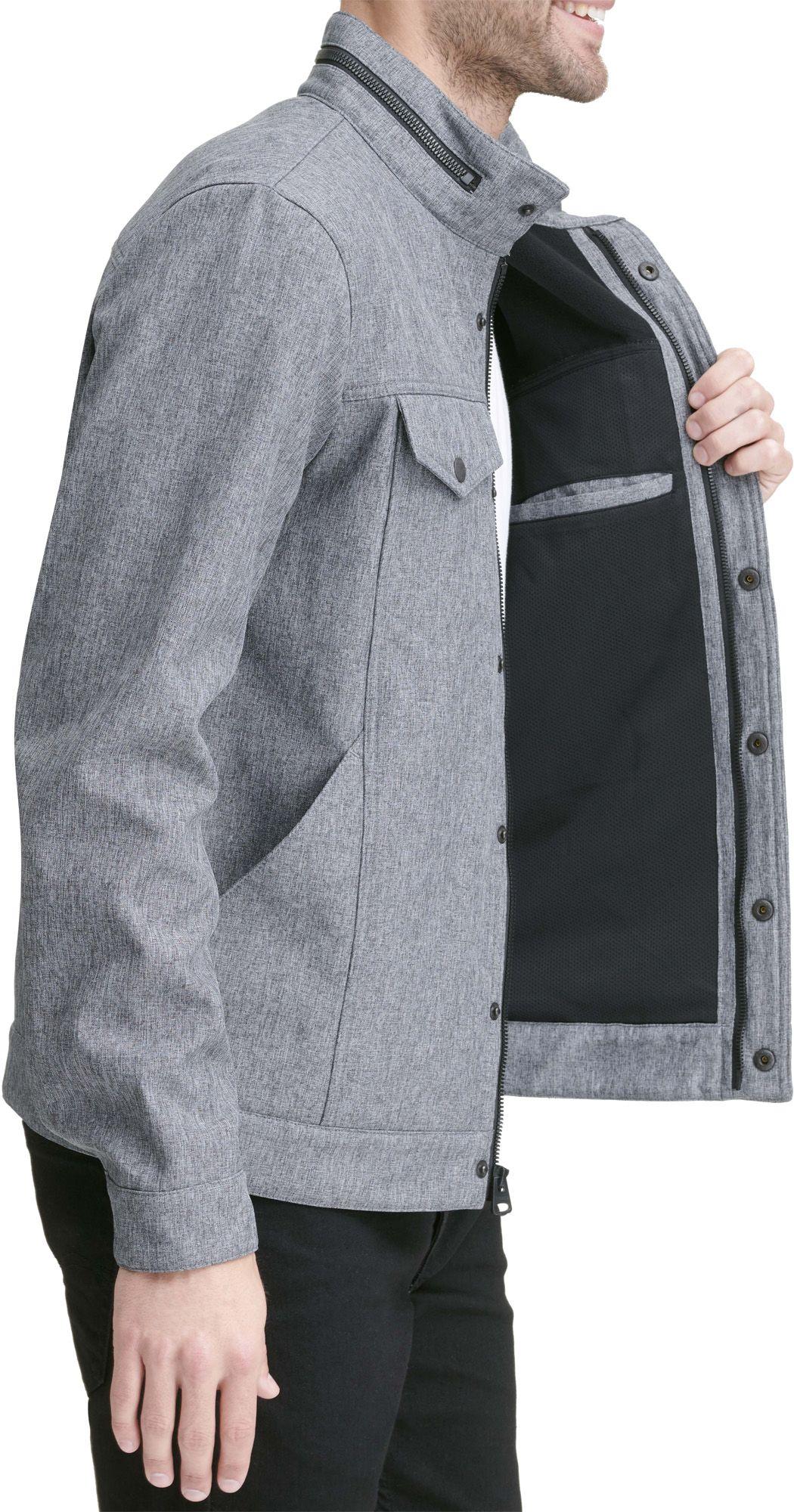 Levi's Softshell Commuter Jacket in Heather Grey (Gray) for Men Lyst