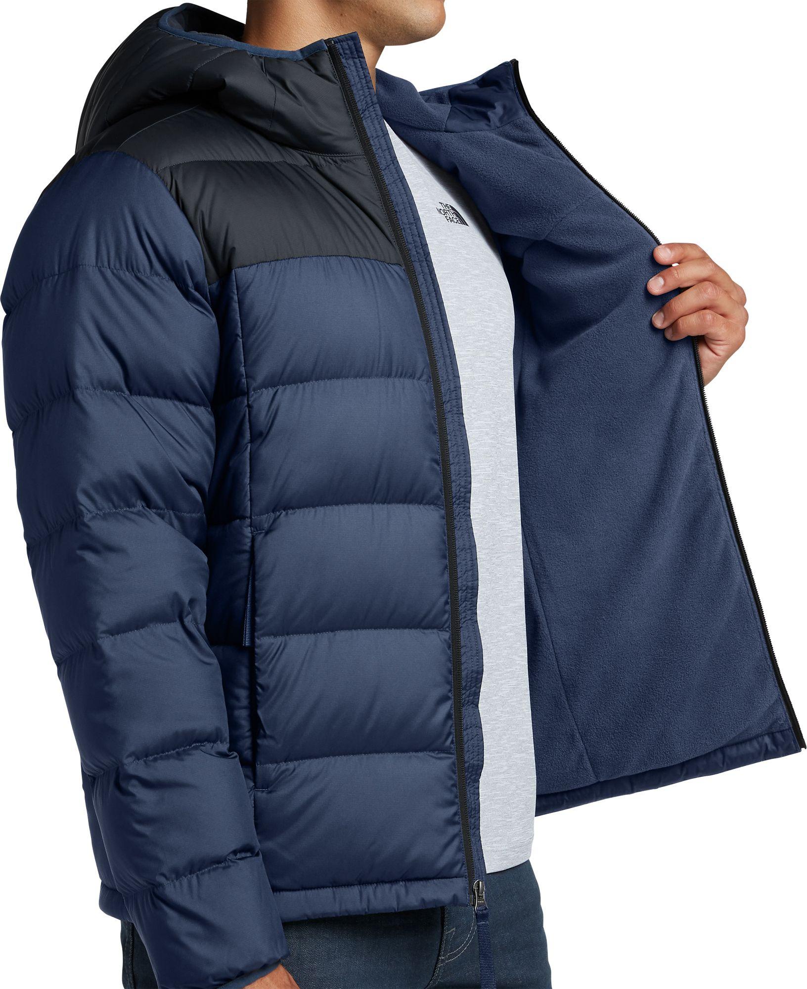 north face blue winter jacket
