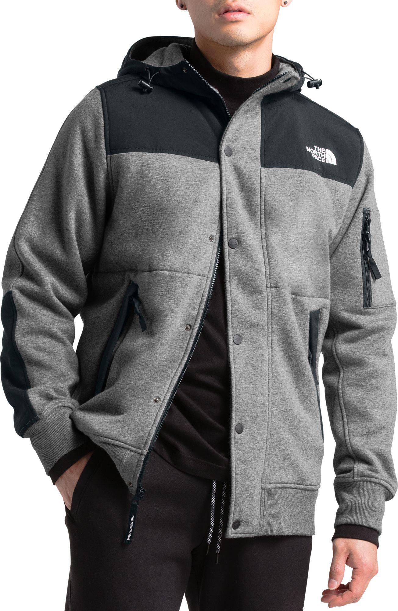 The North Face Sherpa Lined Rivington Fleece Jacket in Gray for Men - Lyst