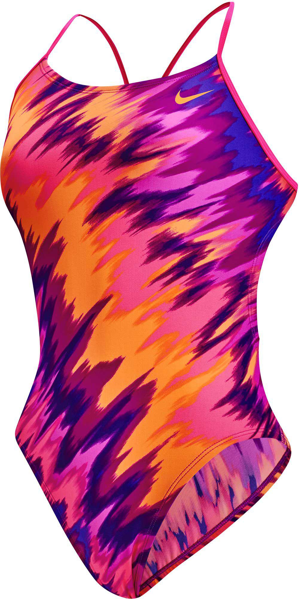 nike immiscible cut out tank one piece swimsuit