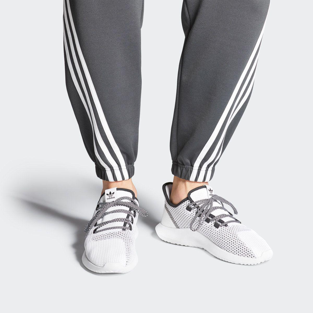 adidas tubular shadow white mens
