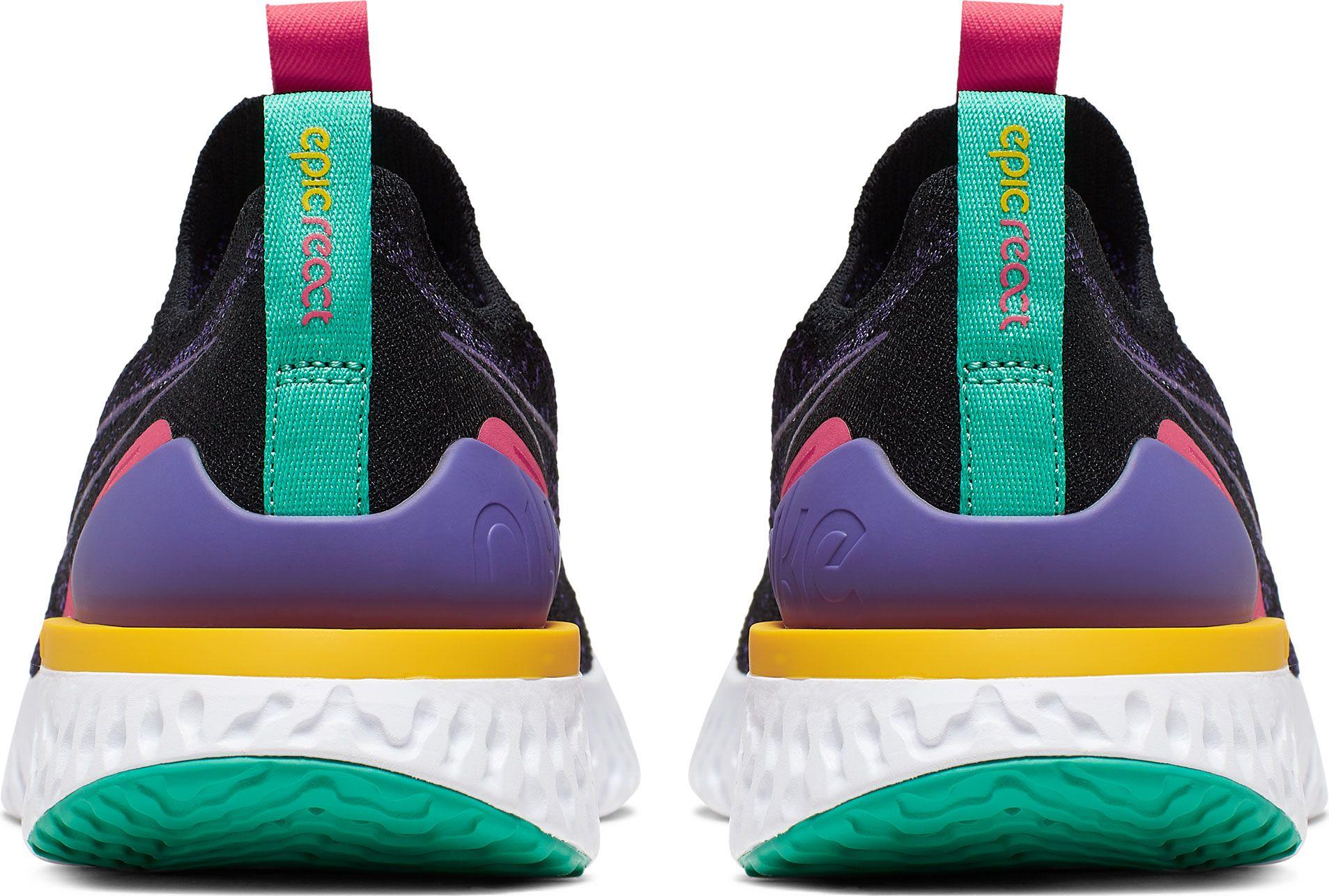 epic phantom react flyknit running sneaker