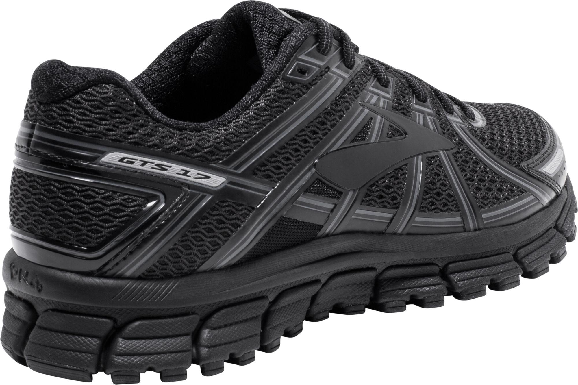 Brooks Synthetic Adrenaline Gts 17 Running Shoes in Black