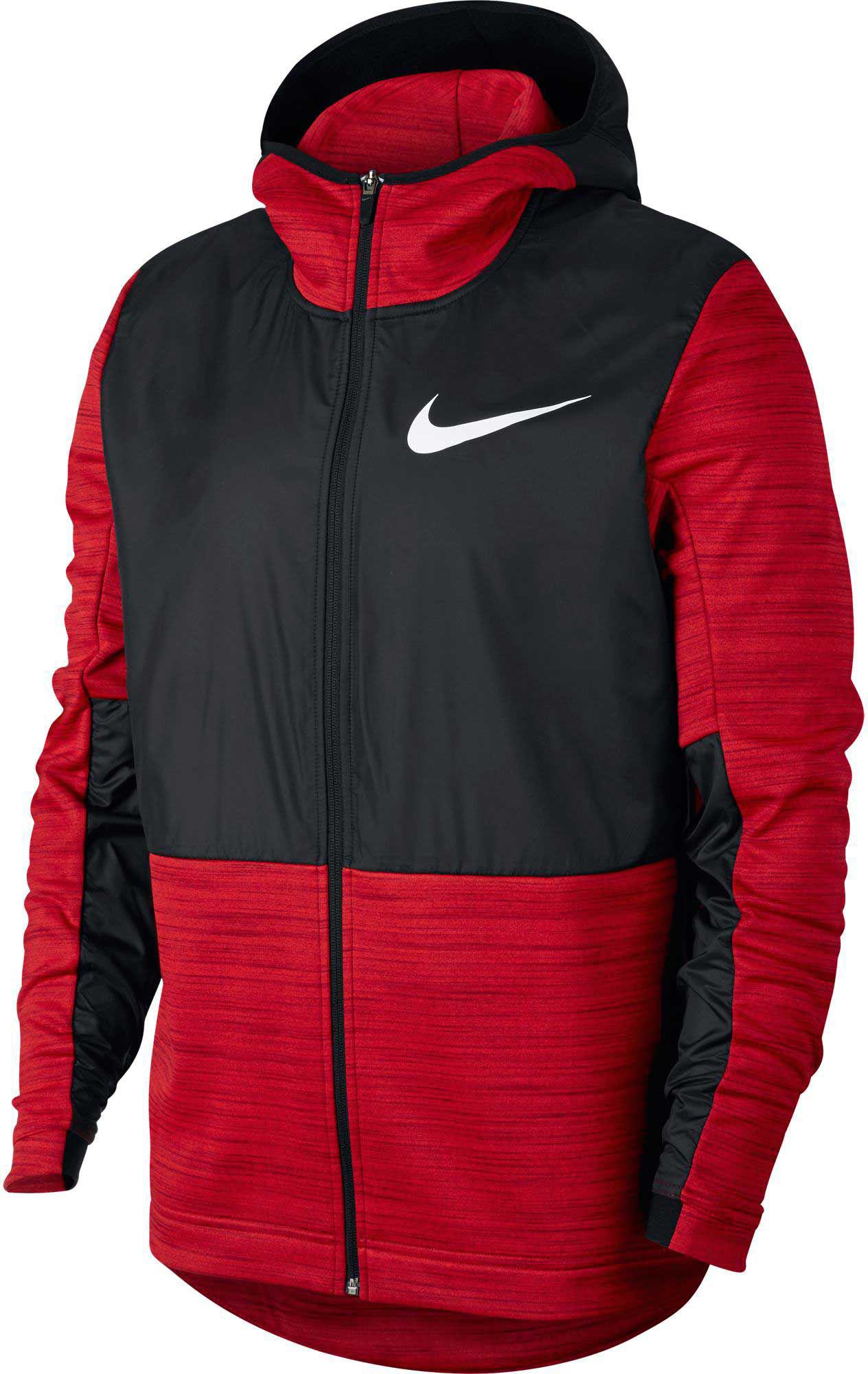 nike men's therma winterized full zip basketball hoodie