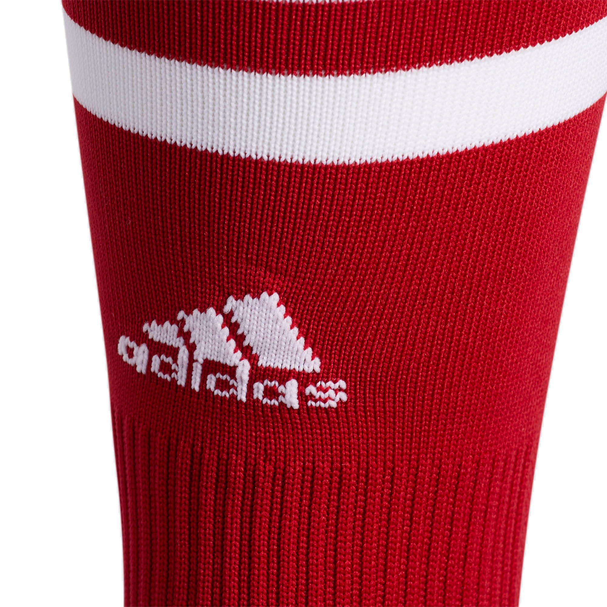 adidas 3stripe Hoop Soccer Socks in Red Lyst