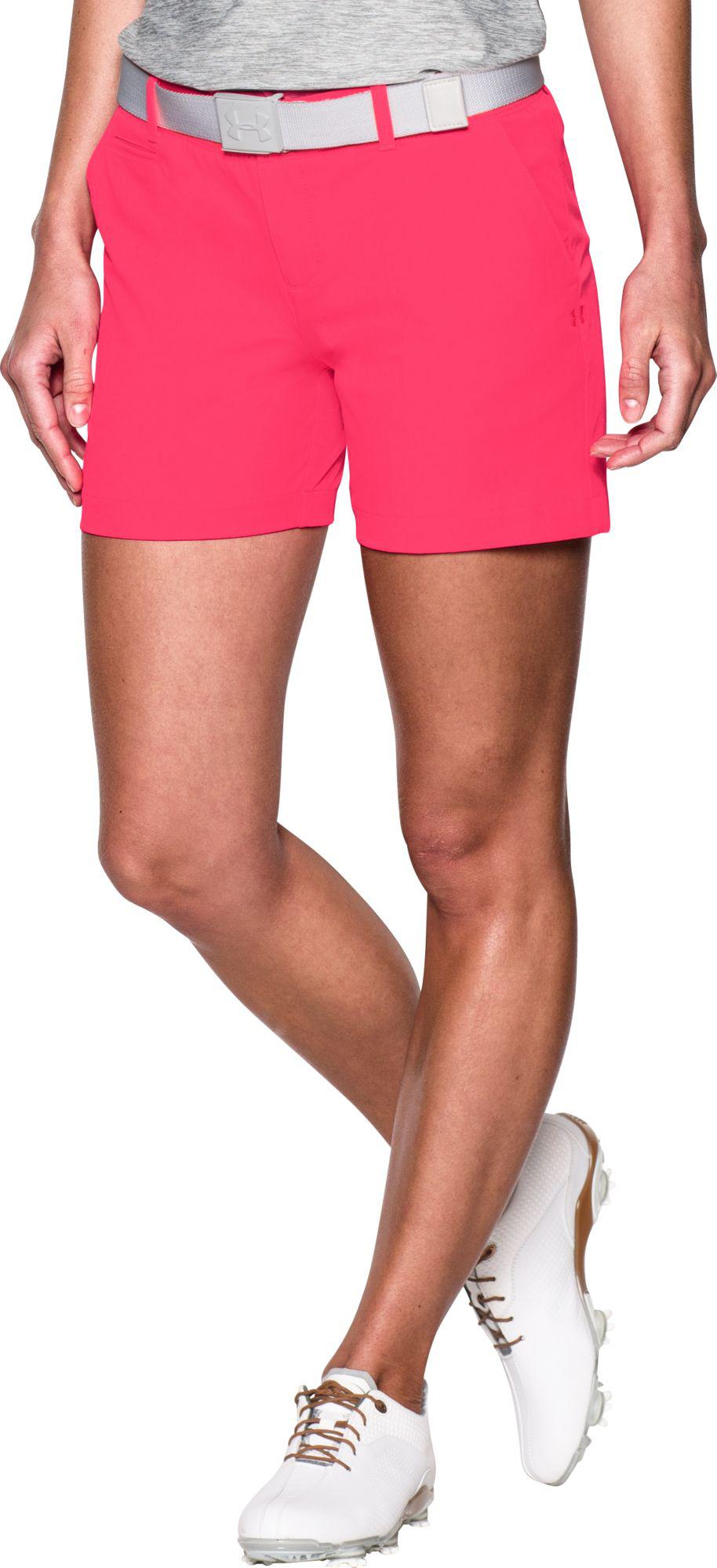 red under armour golf shorts
