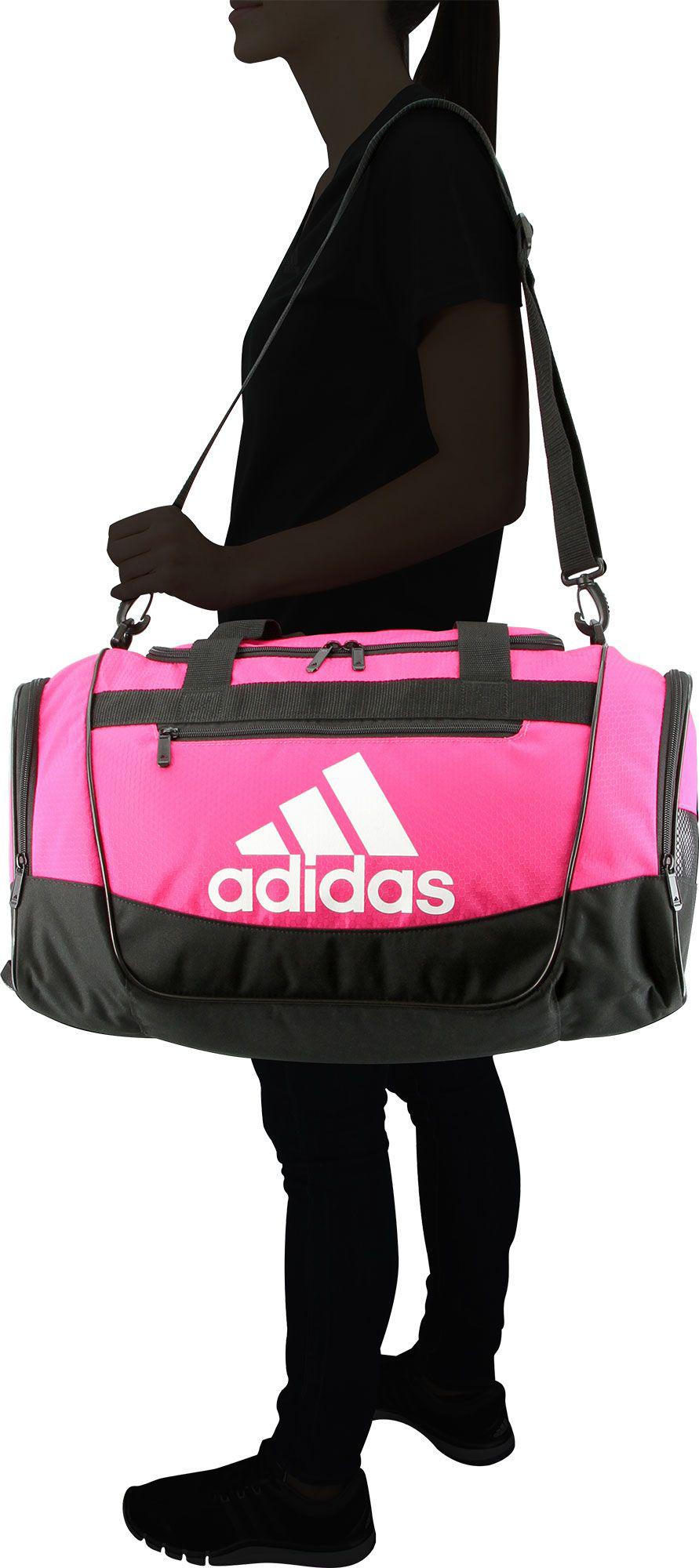 adidas Synthetic Defender Iii Medium Duffle Bag in Pink - Lyst
