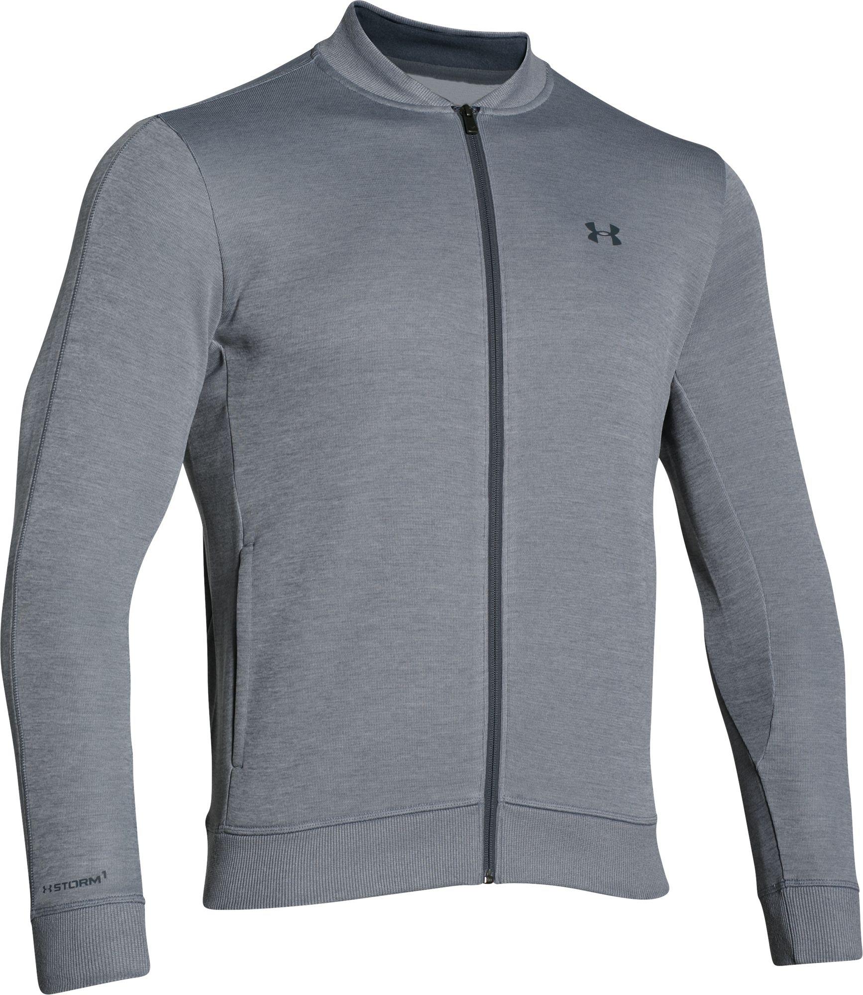 Under Armour Storm Fleece Full-zip Golf Sweater in Steel (Gray) for Men - Lyst