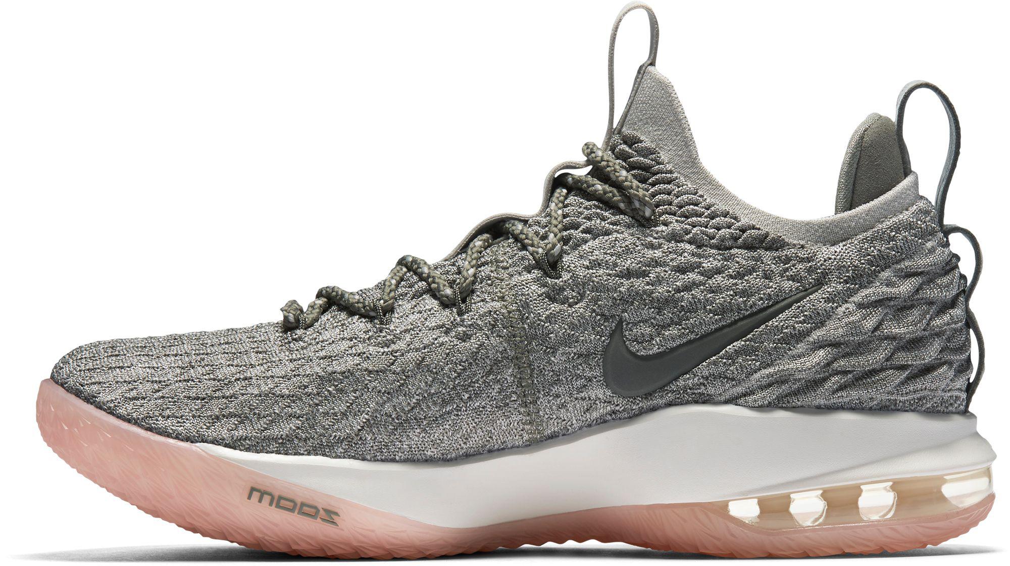 lebron 15 low gray