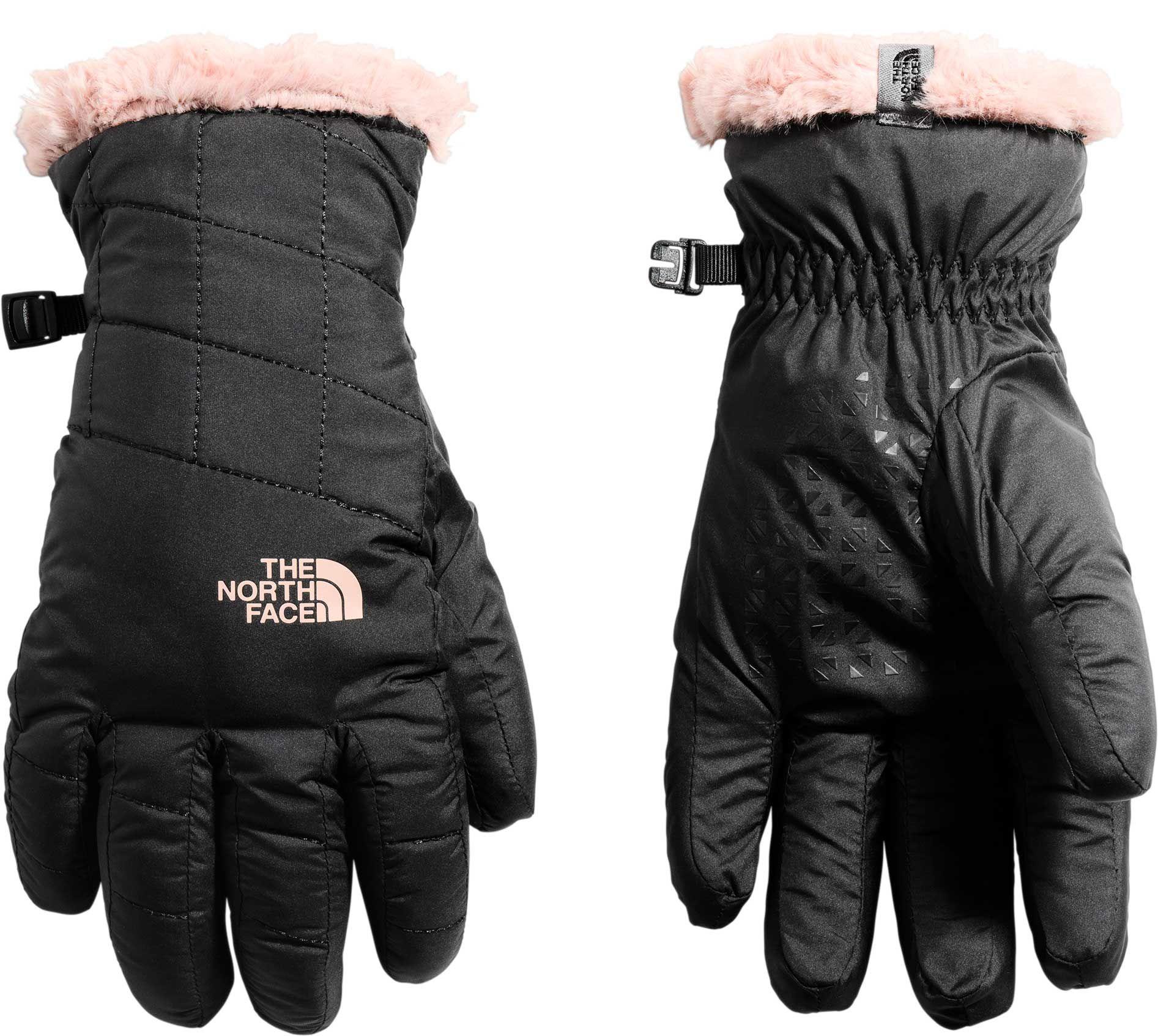 The North Face Fleece Mossbud Swirl Gloves in Black Lyst