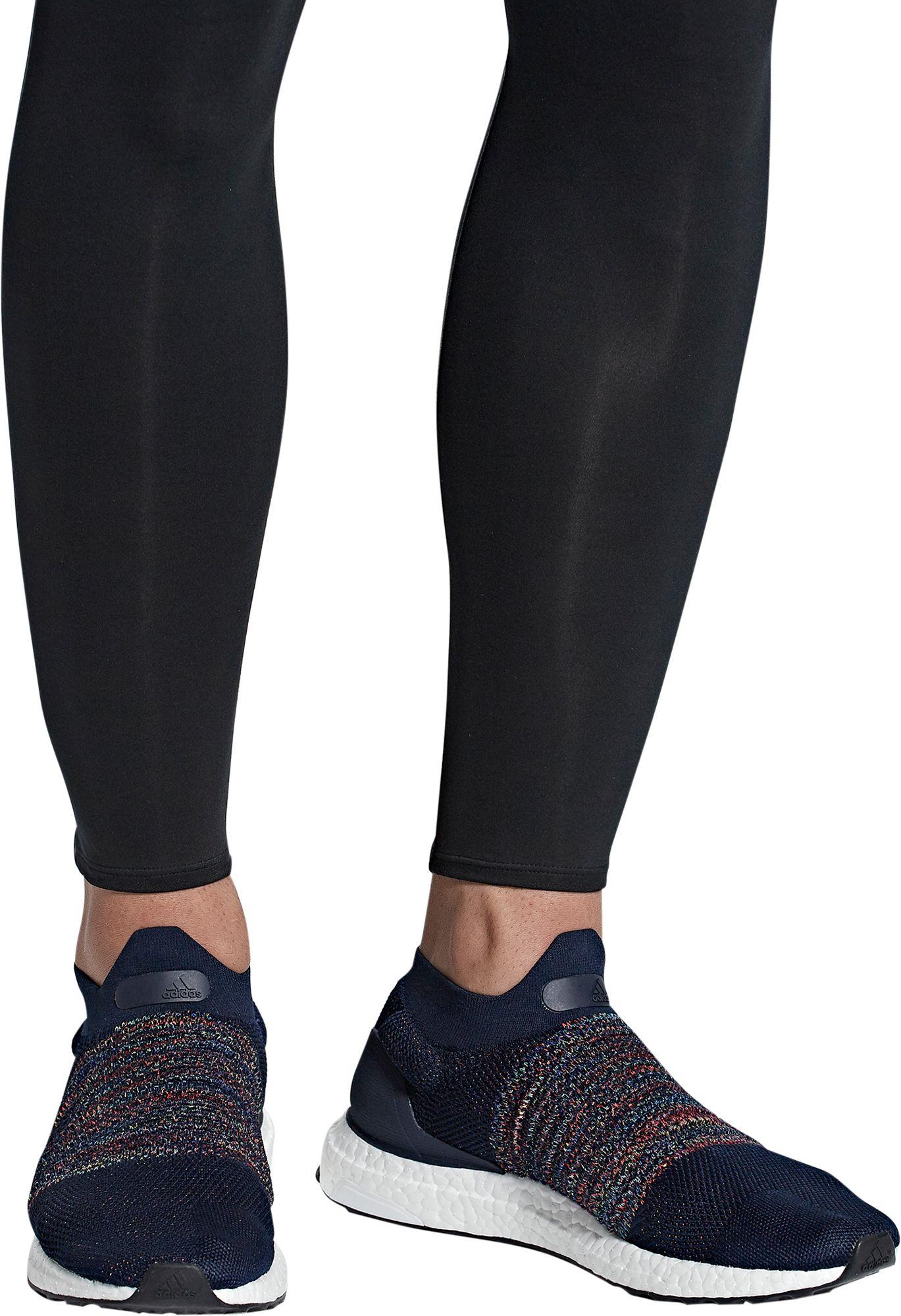 laceless ultra boost on feet