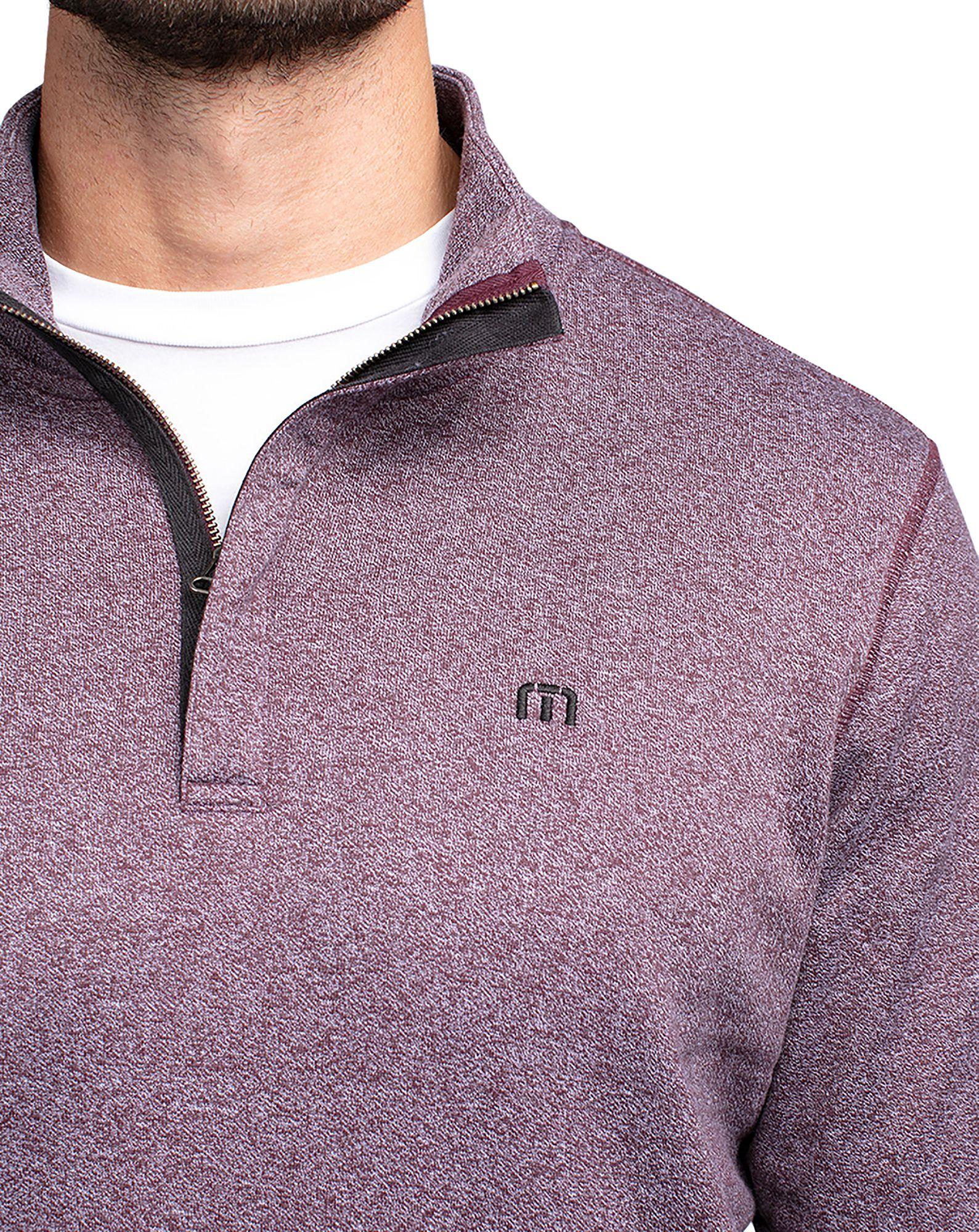Travis Mathew Hideaway 1⁄4 Zip Golf Pullover in Purple for Men Lyst