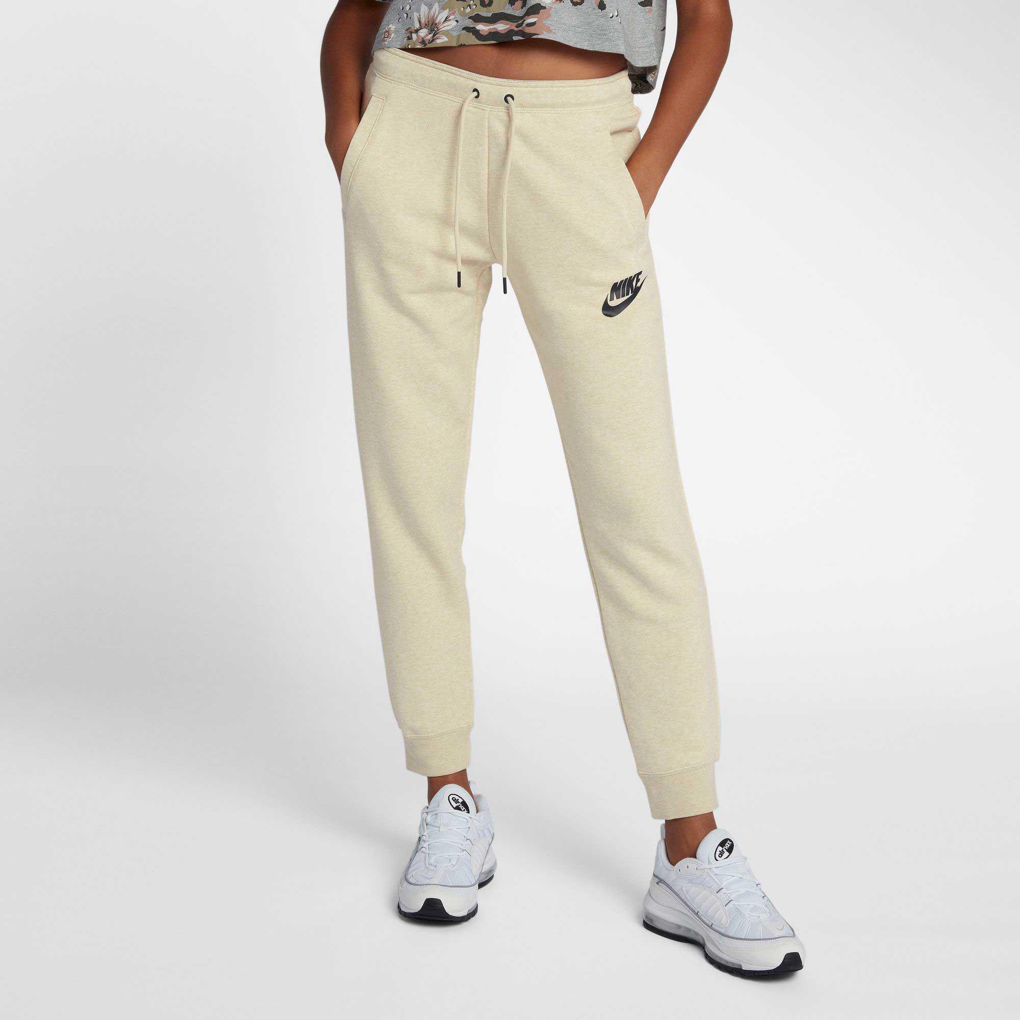 cream nike sweatpants
