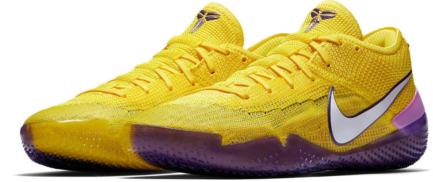 Nike Rubber Kobe A.d. Nxt 360 Basketball Shoes in Yellow/White (Yellow