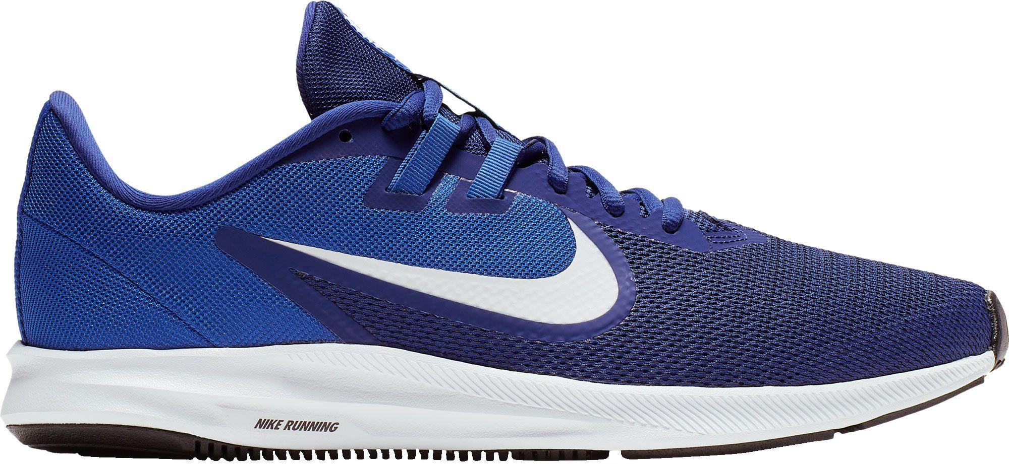 Nike Rubber Downshifter 9 Running Shoes in Blue/White (Blue) for Men - Lyst