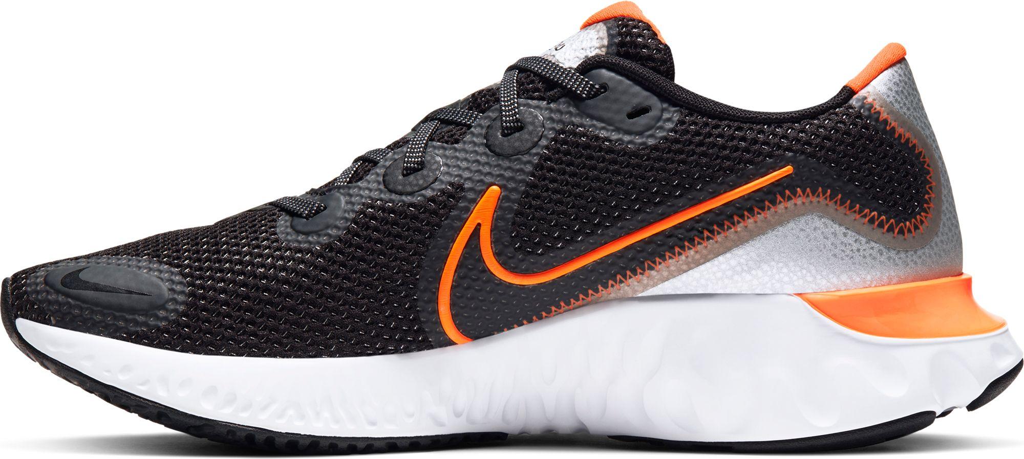 nike renew black and orange