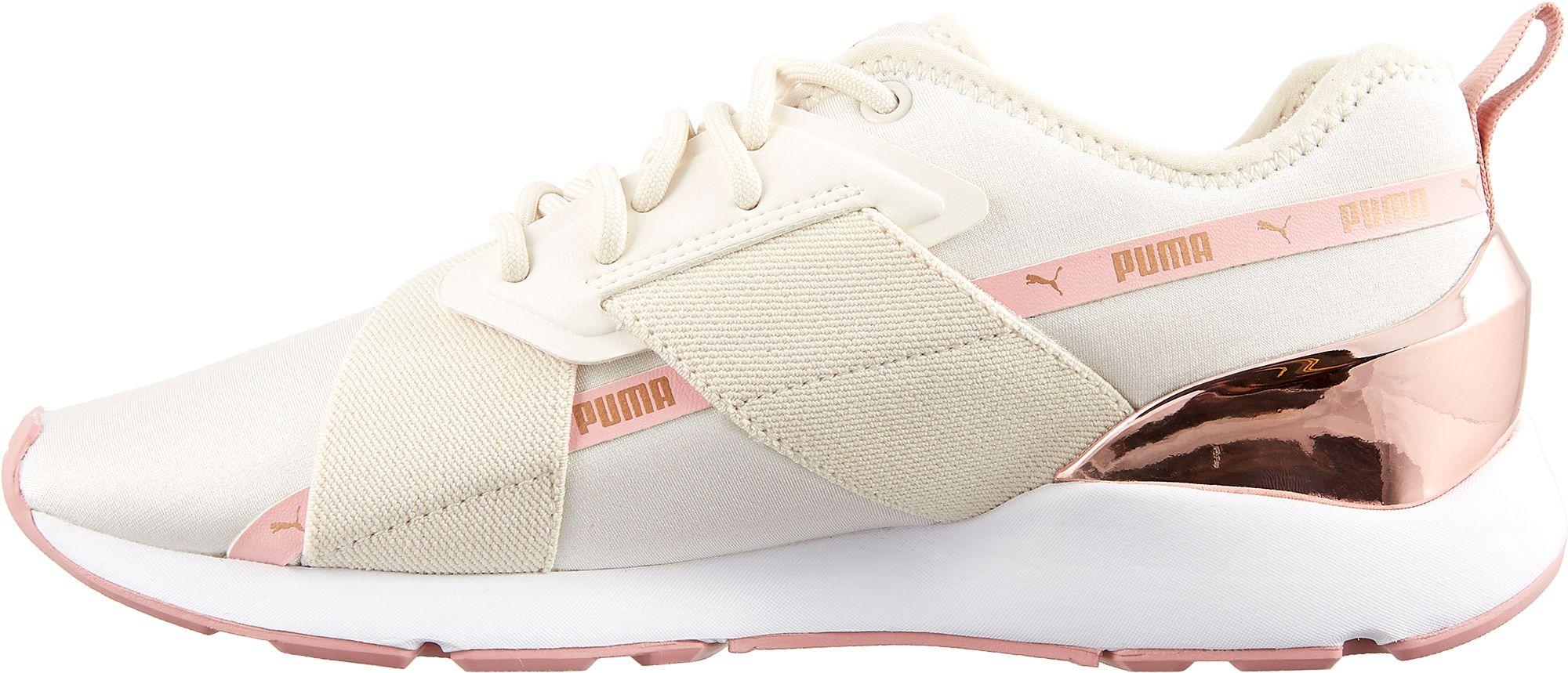 PUMA Muse X-2 Metallic Shoes in Pink/Rose/Gold (Pink) - Lyst