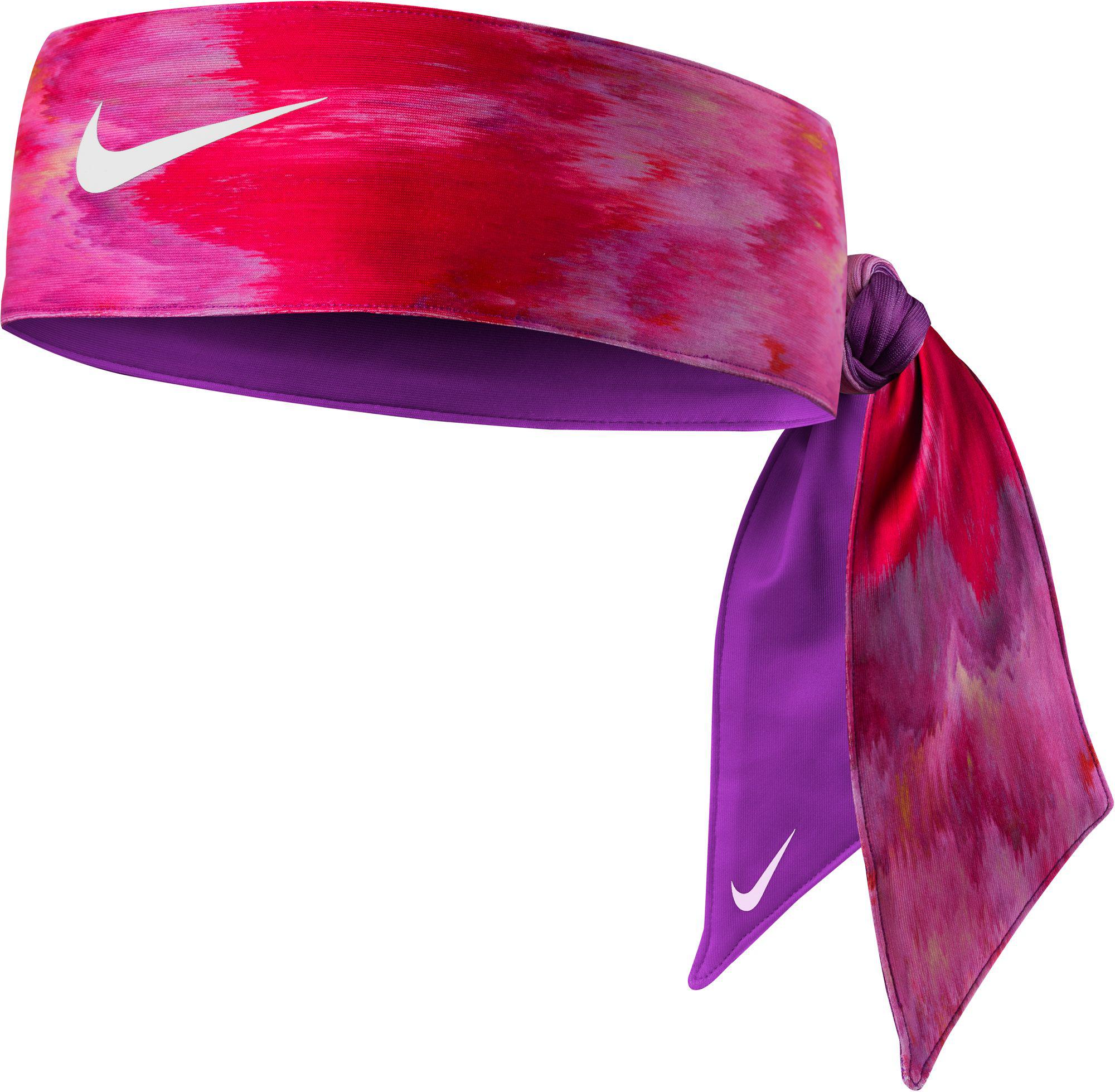 purple nike head tie