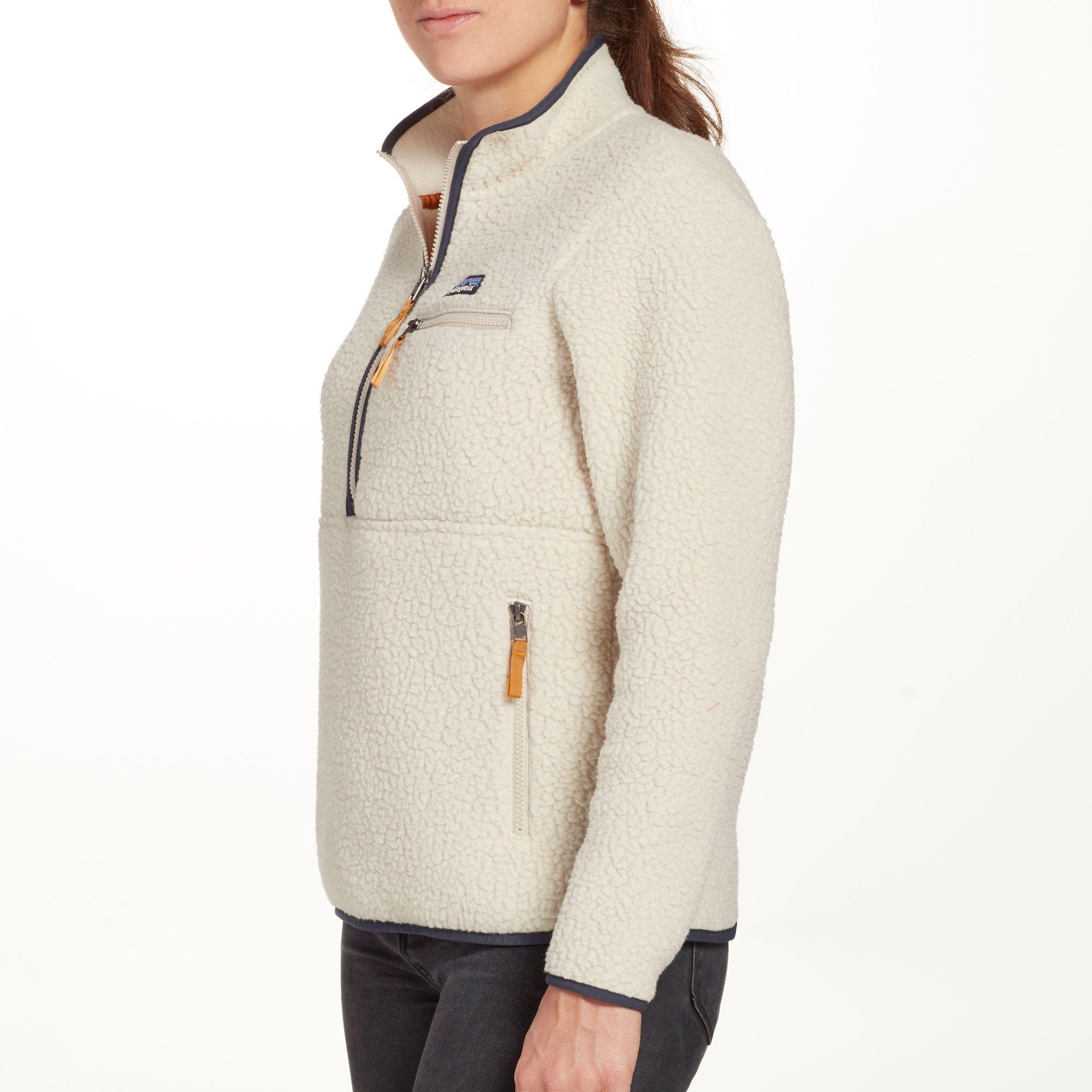 patagonia women's retro pile fleece marsupial pelican