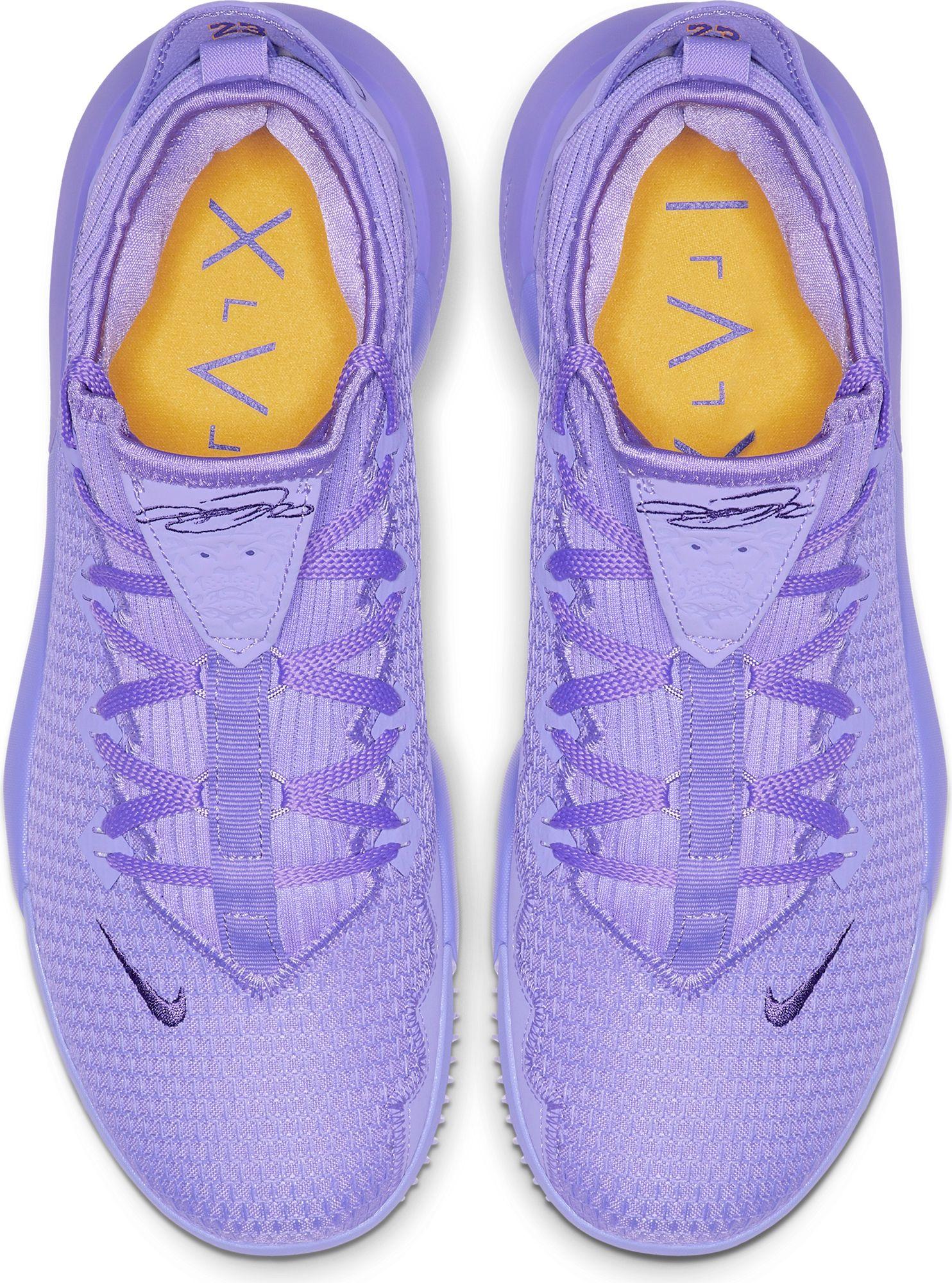 lebron 16 low purple women's