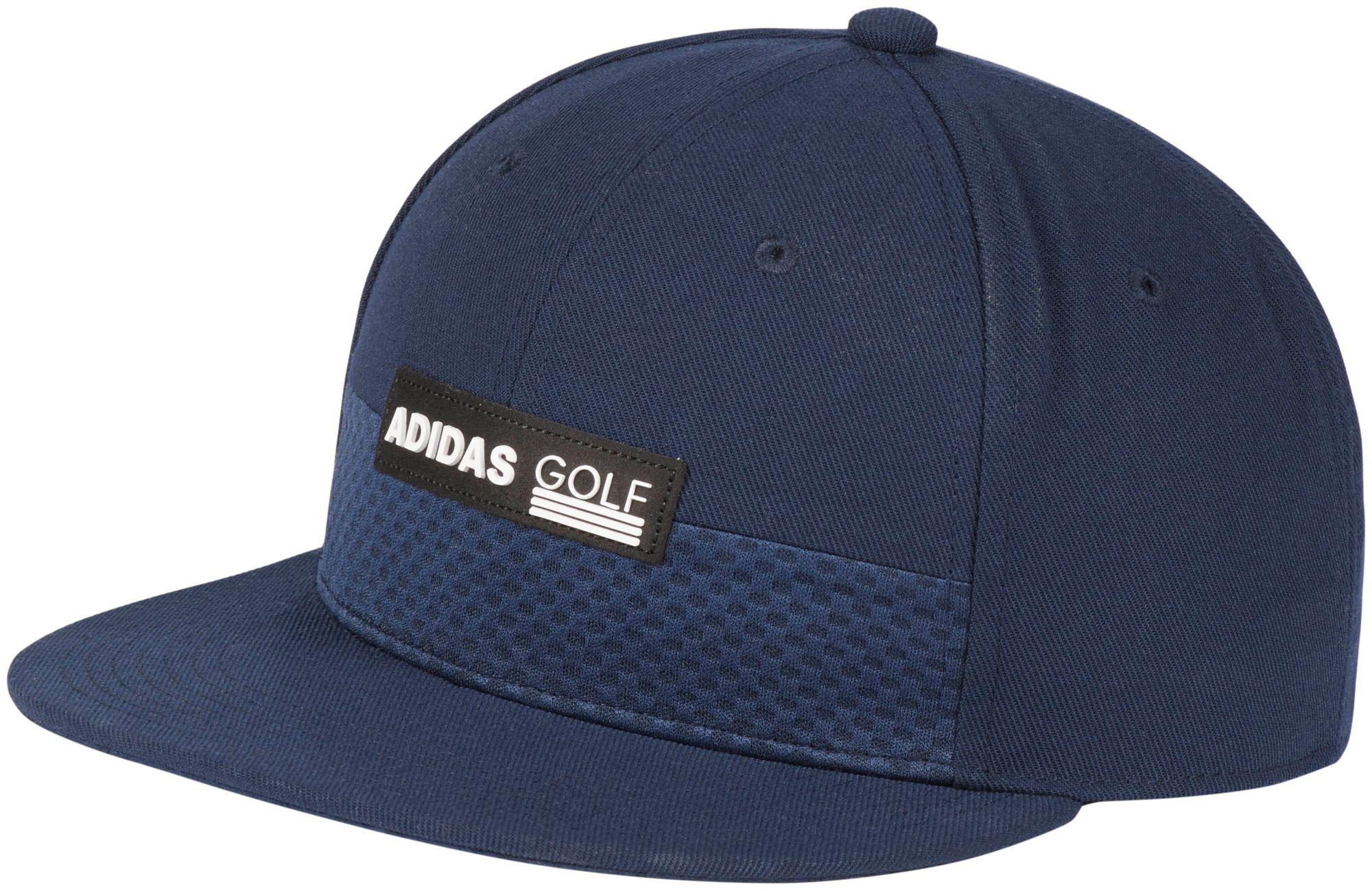 adidas flat bill golf hat