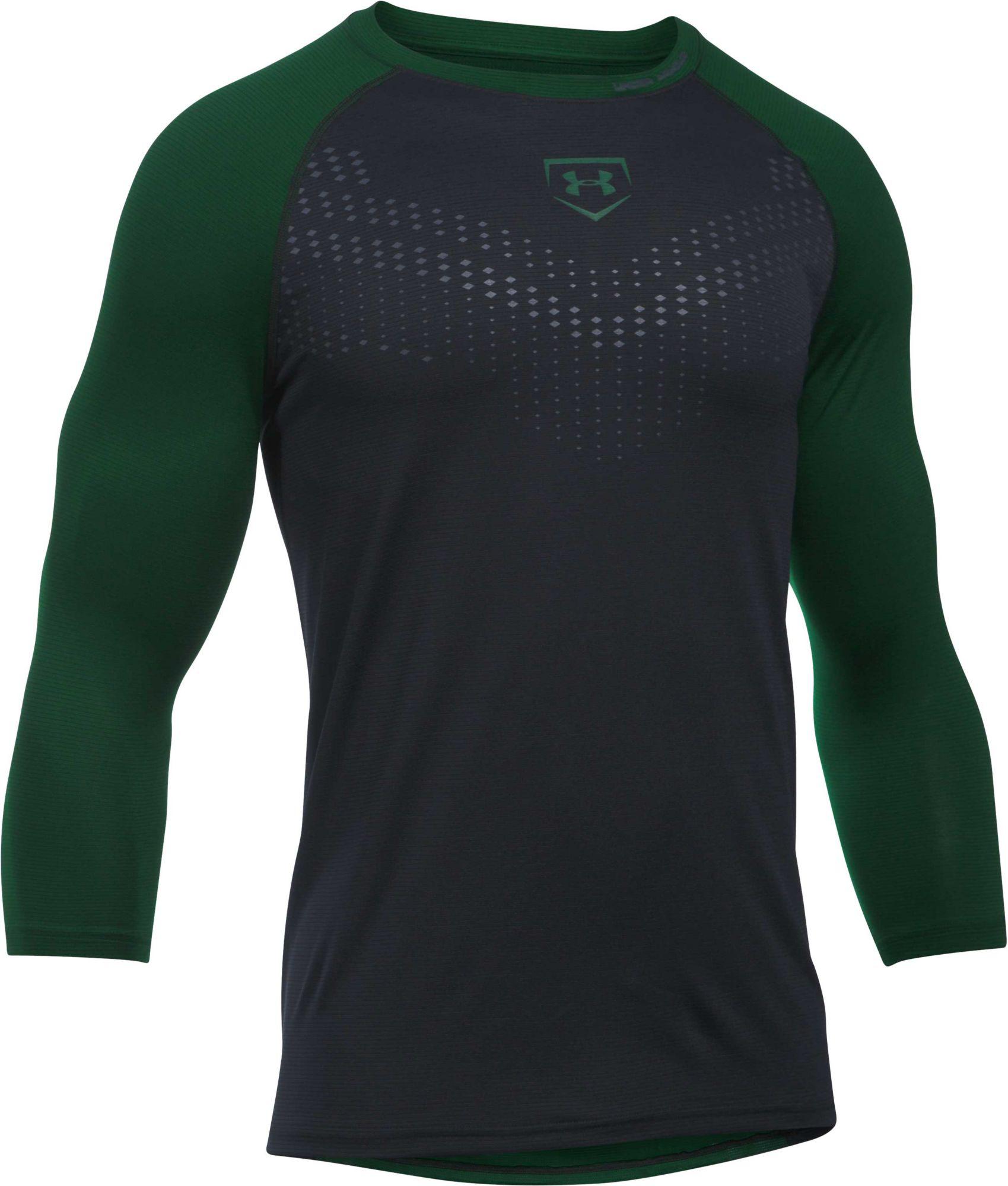Download Under Armour Synthetic Heater 3⁄4 Sleeve Baseball Shirt in ...
