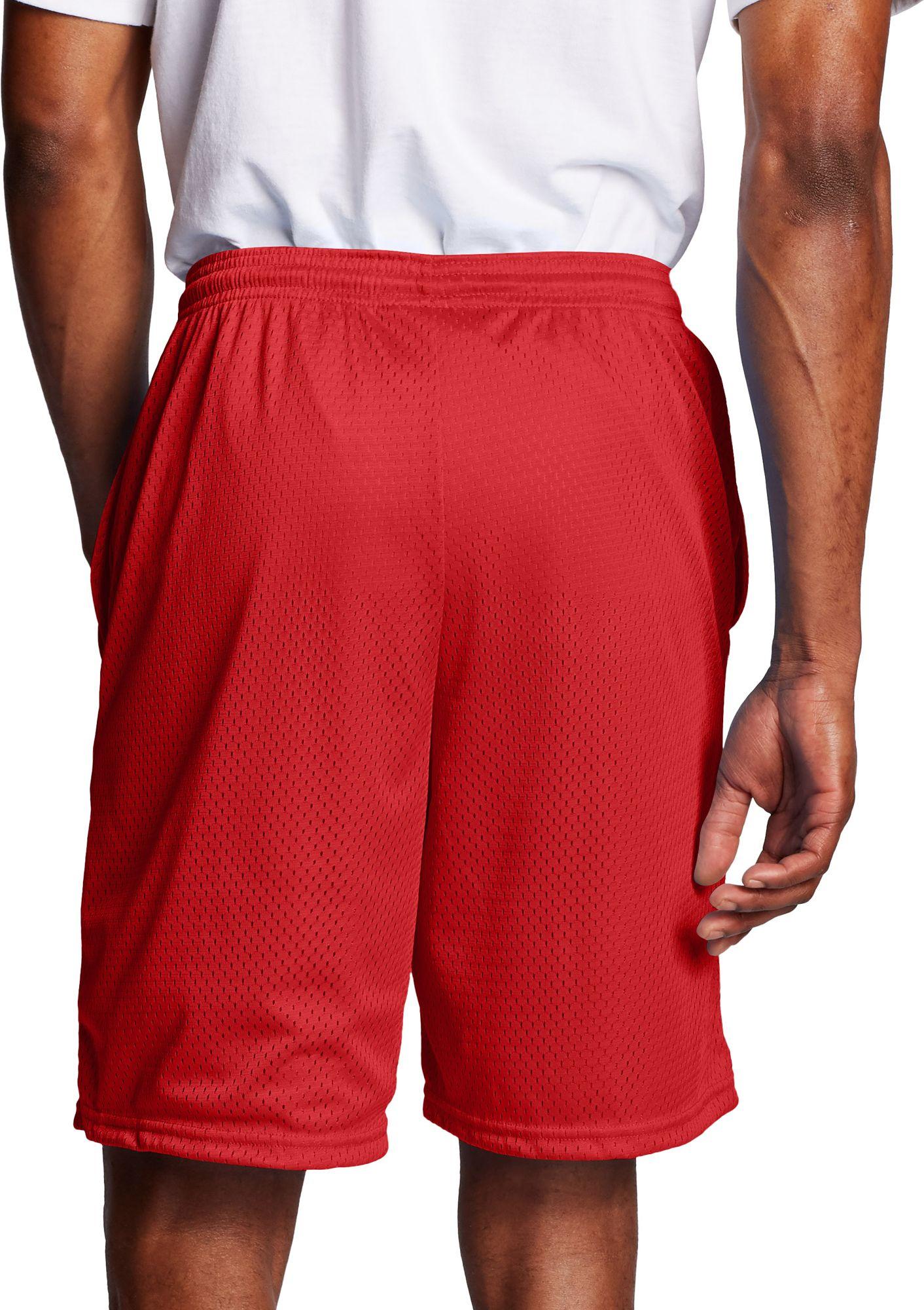 Champion Synthetic Mesh Shorts (regular And Big & Tall) in Crimson (Red ...