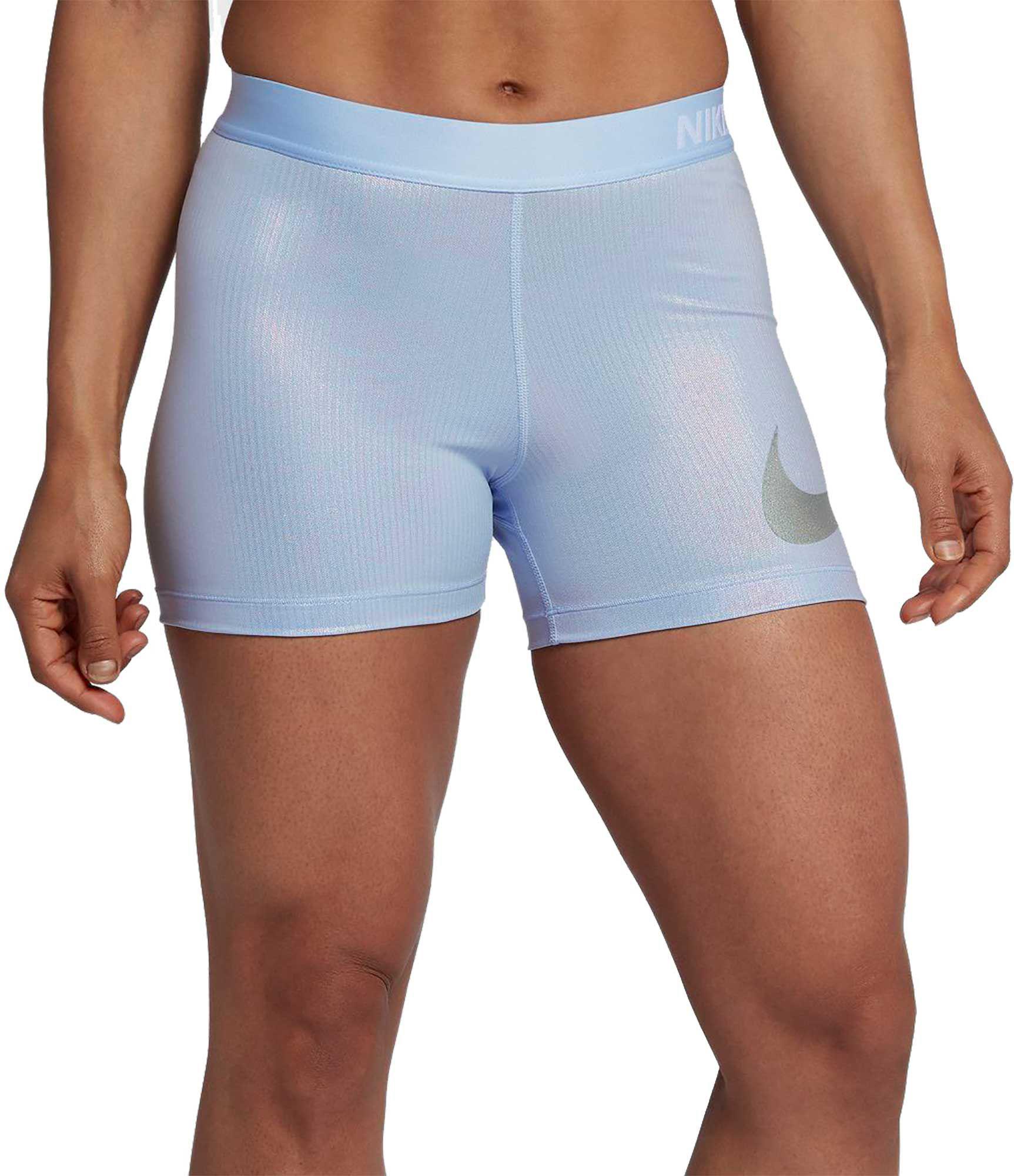 nike pro metallic shorts