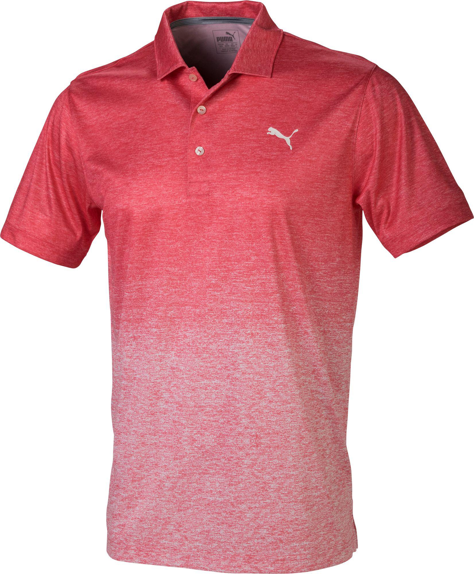 Gradient Golf Polo in Pink for Men - Lyst