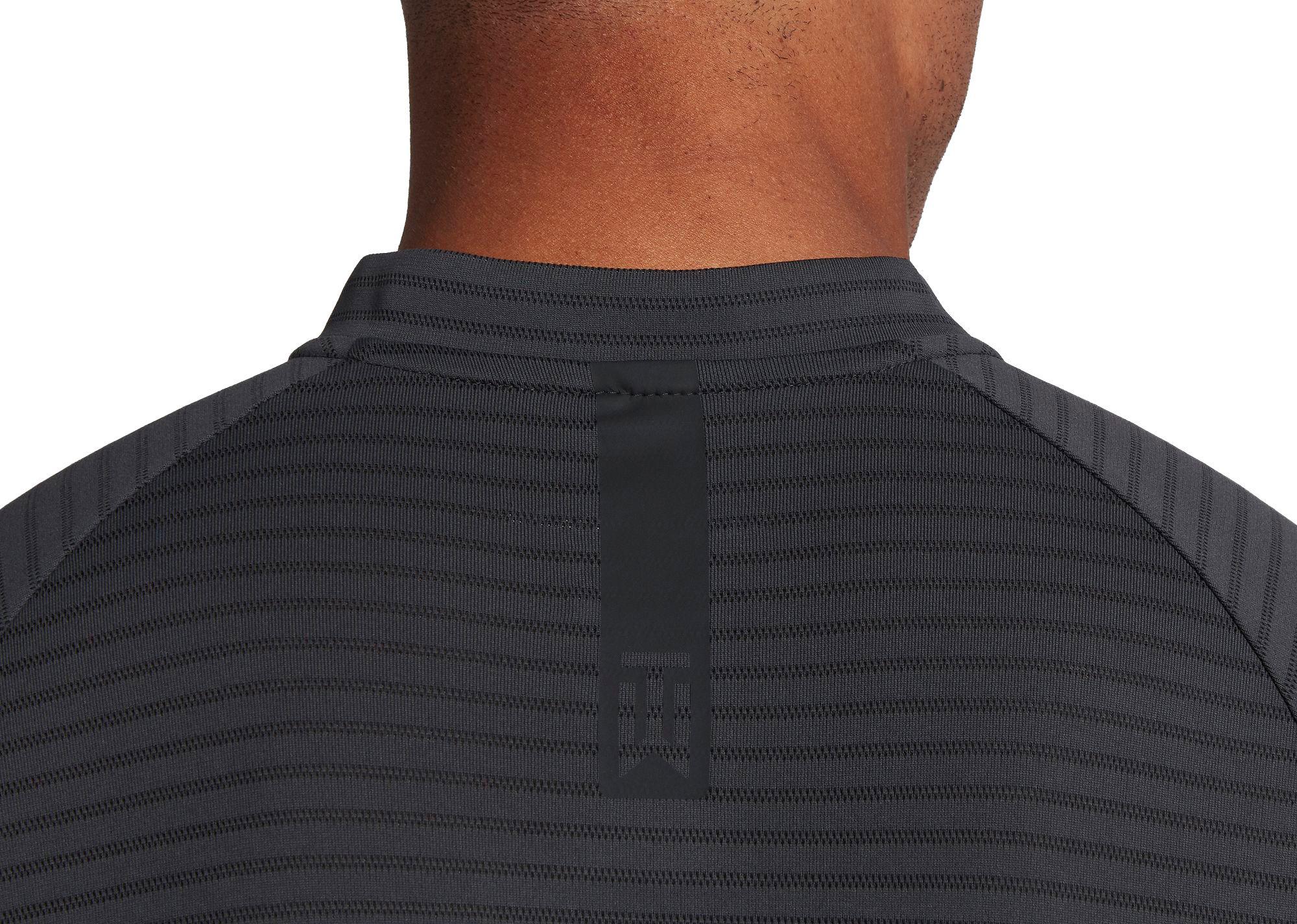 nike men's tiger woods thin stripe zonal cooling golf polo