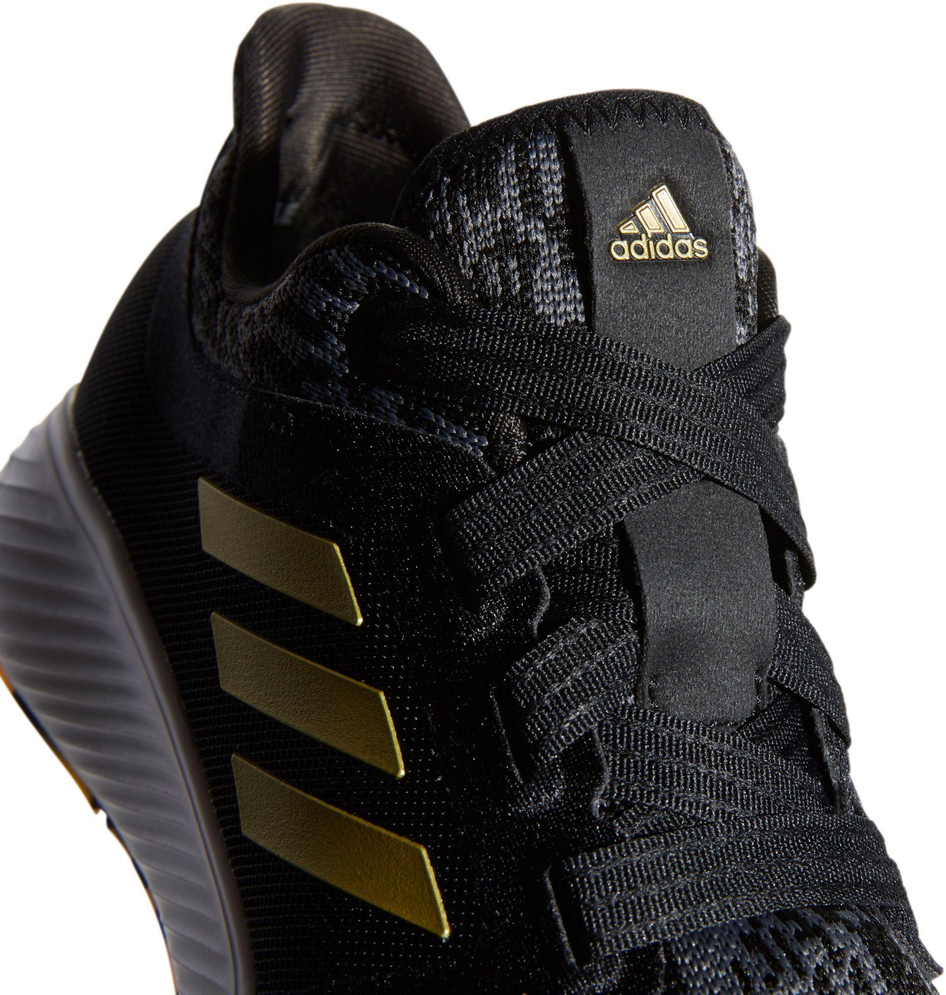 adidas Edge Lux 3 Shoes in Black/Gold 