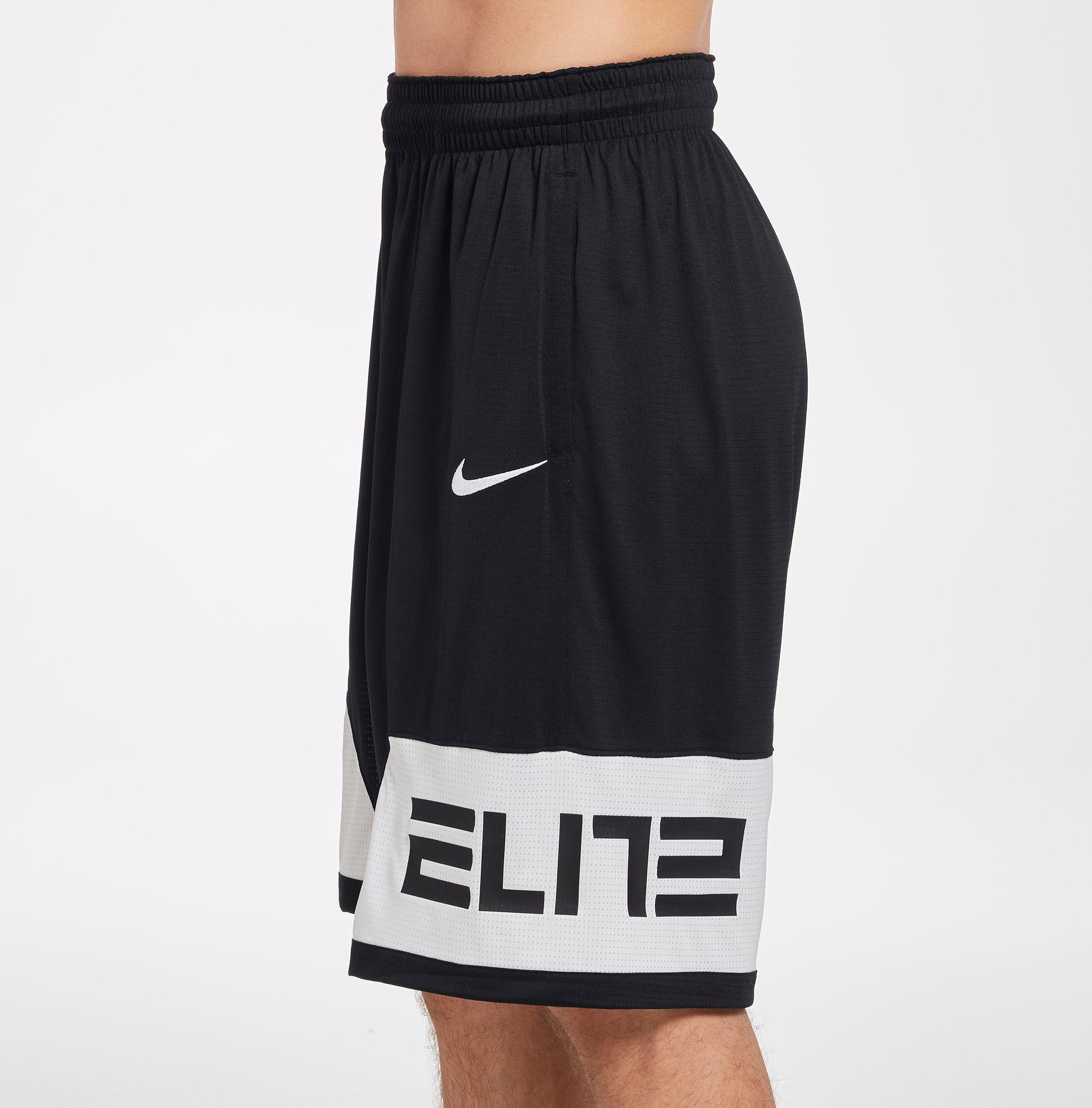 nike men's dry elite block basketball shorts