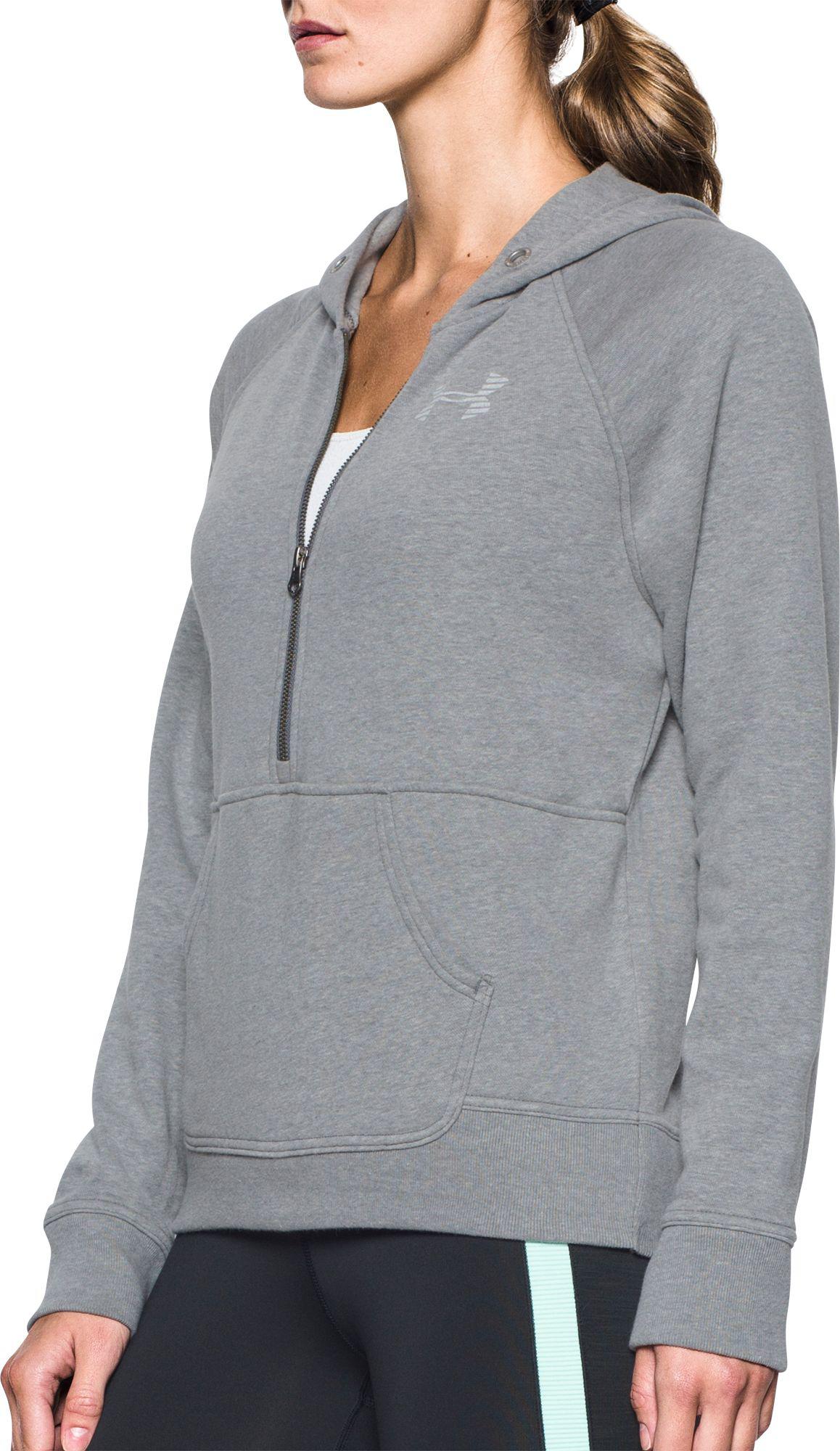 under armour favorite fleece half zip hoodie